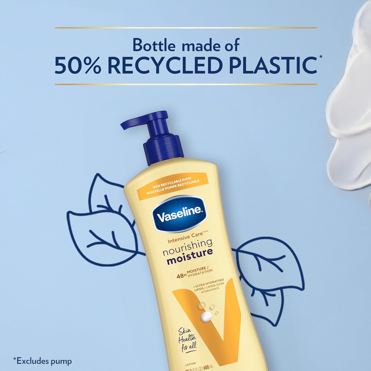 Vaseline Intensive Care Nourishing Moisture Body Lotion 3 Pk Made with Ultra-Hydrating Lipids + Pure Oat Extract for Dry Skin, for Nourished, Healthy-Looking Skin 20.3 oz - Image 6