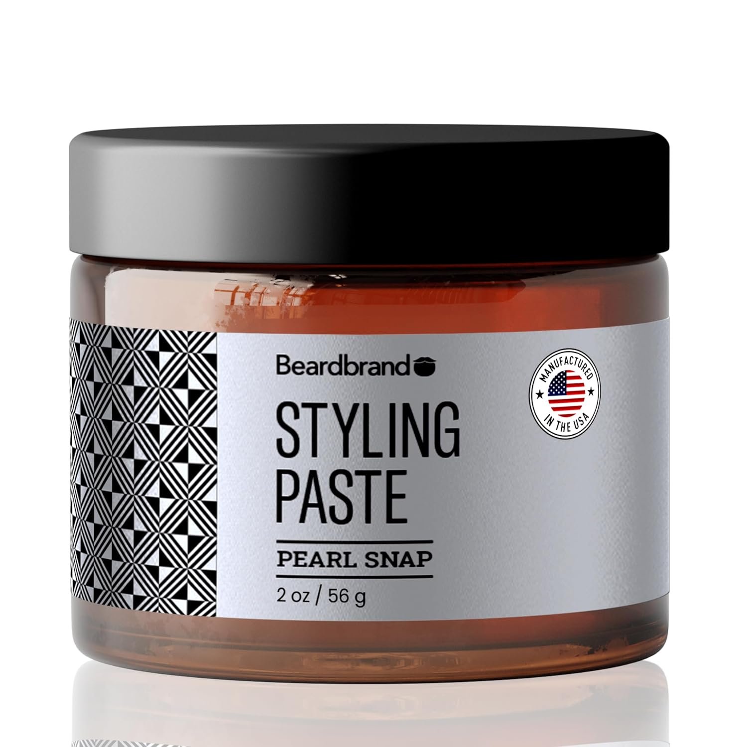 Beardbrand Beard Styling Paste - Medium Hold and Natural Look Hair Paste for Men - Versatile Beard Balm & Hair Styling Cream - Teakwood, Rosemary, & Citrus Scent- 56 grams - Image 2