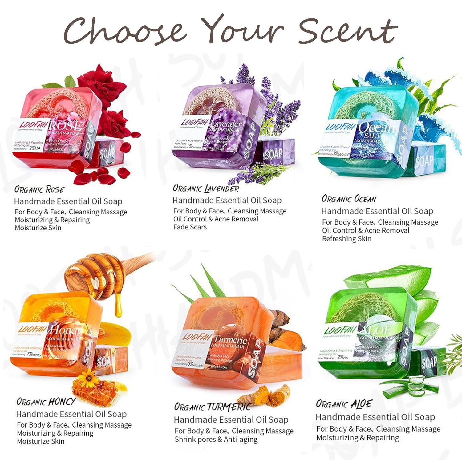 Honey Organic Handmade Soap, Natural Loofah Soap Bar, Hydrating, Moisturizing Handmade Soap for Face and Body, Gentle Cleansing, Oil-control Bath Bar Soap Deep Nourishes Your Skin, Honey - Image 9