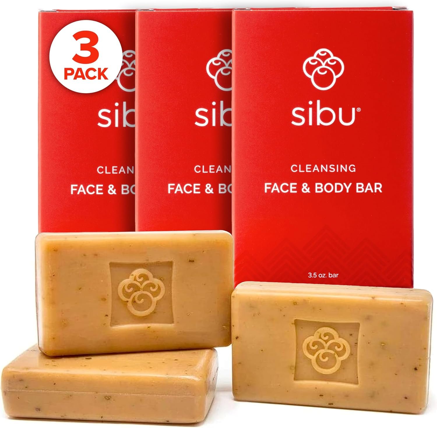 sibu Sea Buckthorn Soap, Cleansing Face & Body Bar with Citrus Scent (3-Pack) – Moisturizes Skin, Reduces Redness and Blemishes, and Calms Sensitive Skin - Image 2