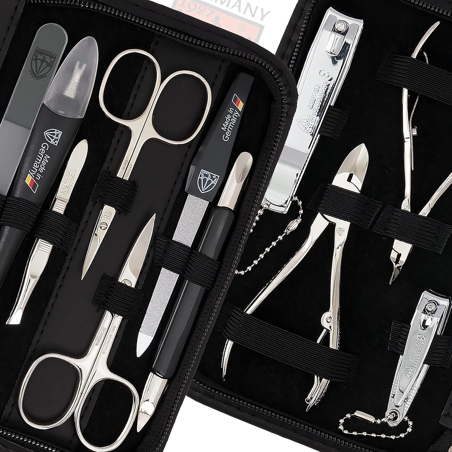 3 Swords Germany – Manicure Pedicure kit Set with Genuine Leather case - Made in Solingen/Germany - Image 6