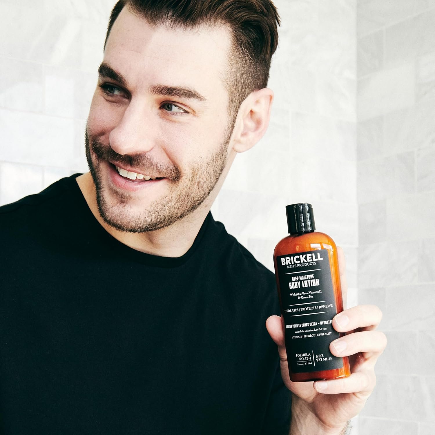 Brickell Men's Deep Moisture Body Lotion for Men, Natural and Organic Protects and Hydrates Dry Skin, 8 Ounce, Scented - Image 5