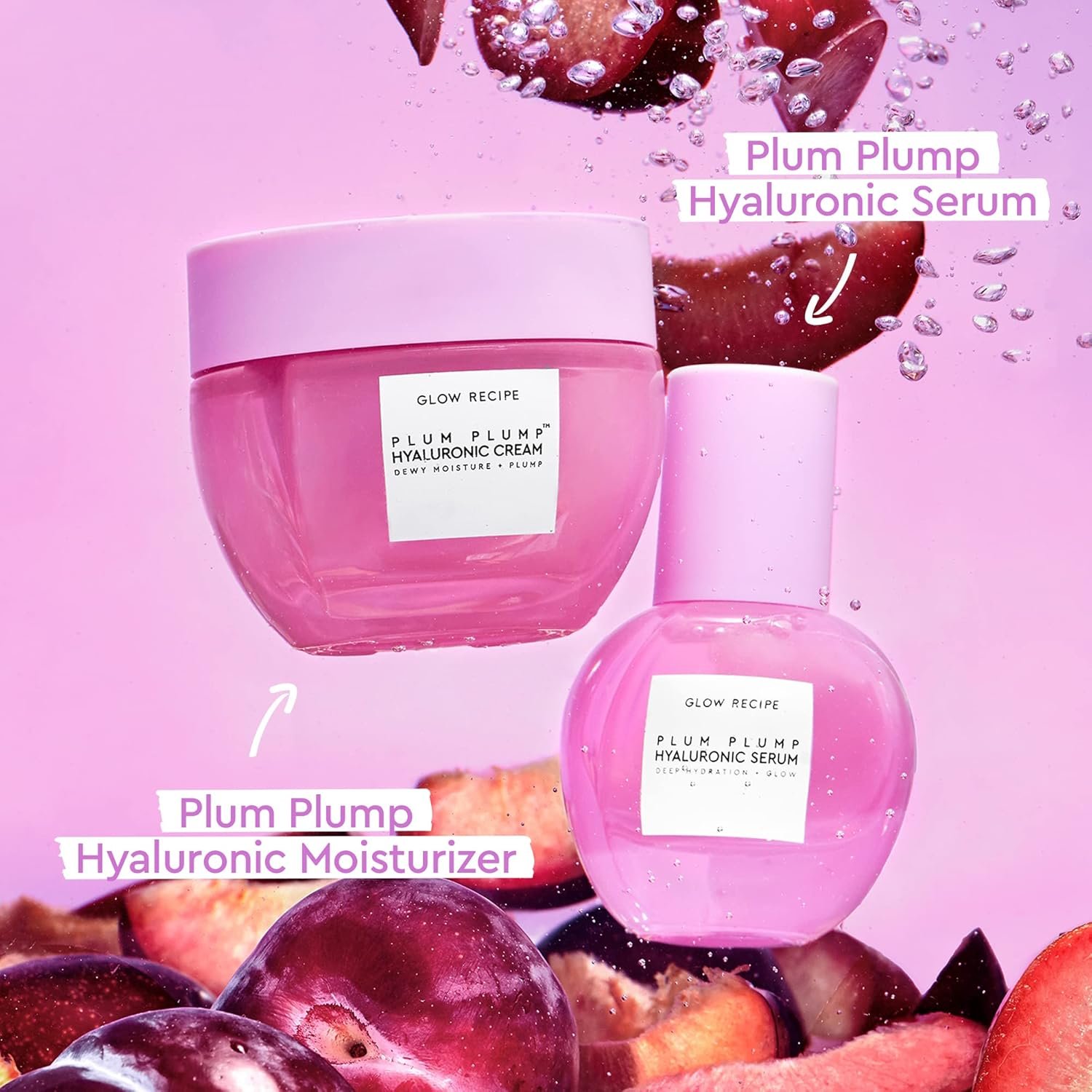 Glow Recipe Plum Plump Hyaluronic Acid Face Cream - Hydrating, Firming & Plumping Facial Moisturizer for Women & Men - Korean Skin Care with Polyglutamic Peptides to Reduce Dry Skin Wrinkles (50ml) - Image 10