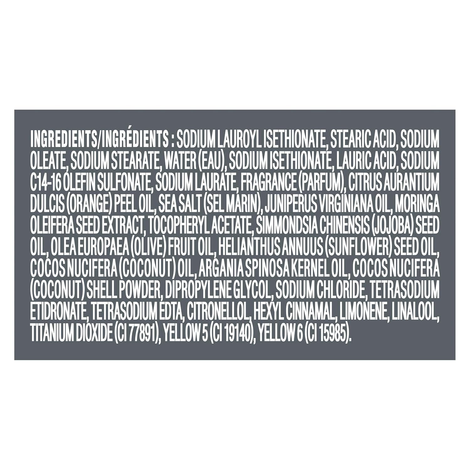 DOVE MEN + CARE Cleansing Bar Soap Blood Orange + Sea Salt 4 Bars to Rebuild Skin in the Shower, a 4in1 Hair, Body, Face & Shaving Bar with Plant-Based Cleanser and Natural Oils 5 oz - Image 7