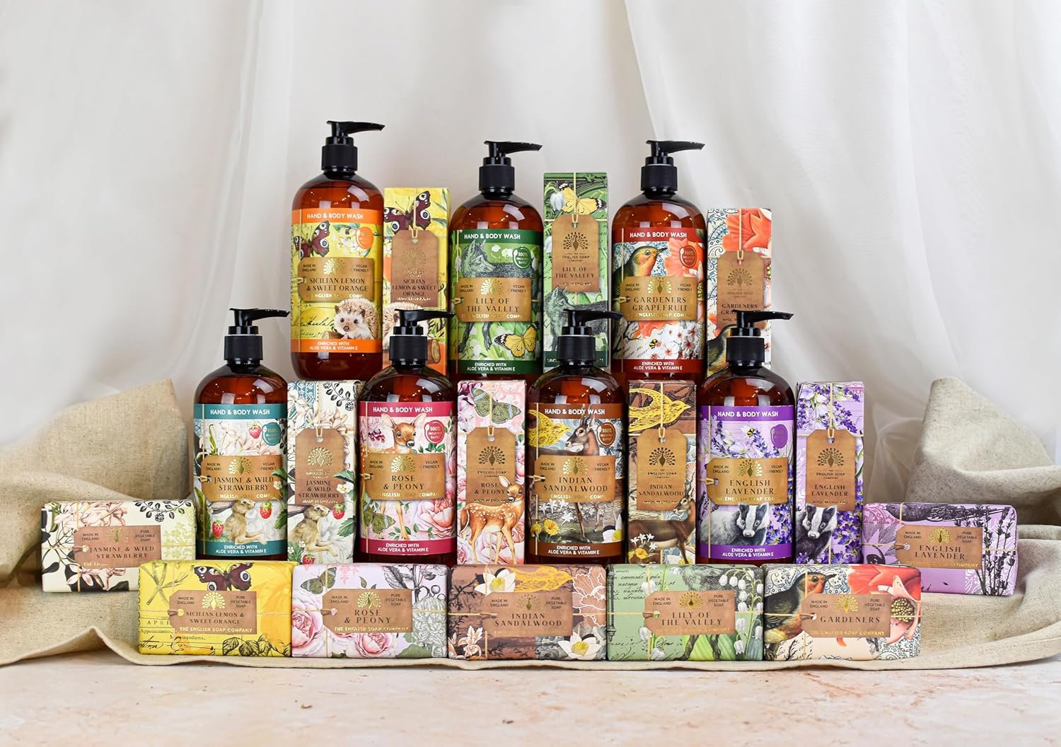 The English Soap Company Anniversary Hand Cream, Luxury Rose Hand Cream, Moisturising Hand Cream for Men & Women, Rose & Peony Scent 2.54 fl oz - Image 7