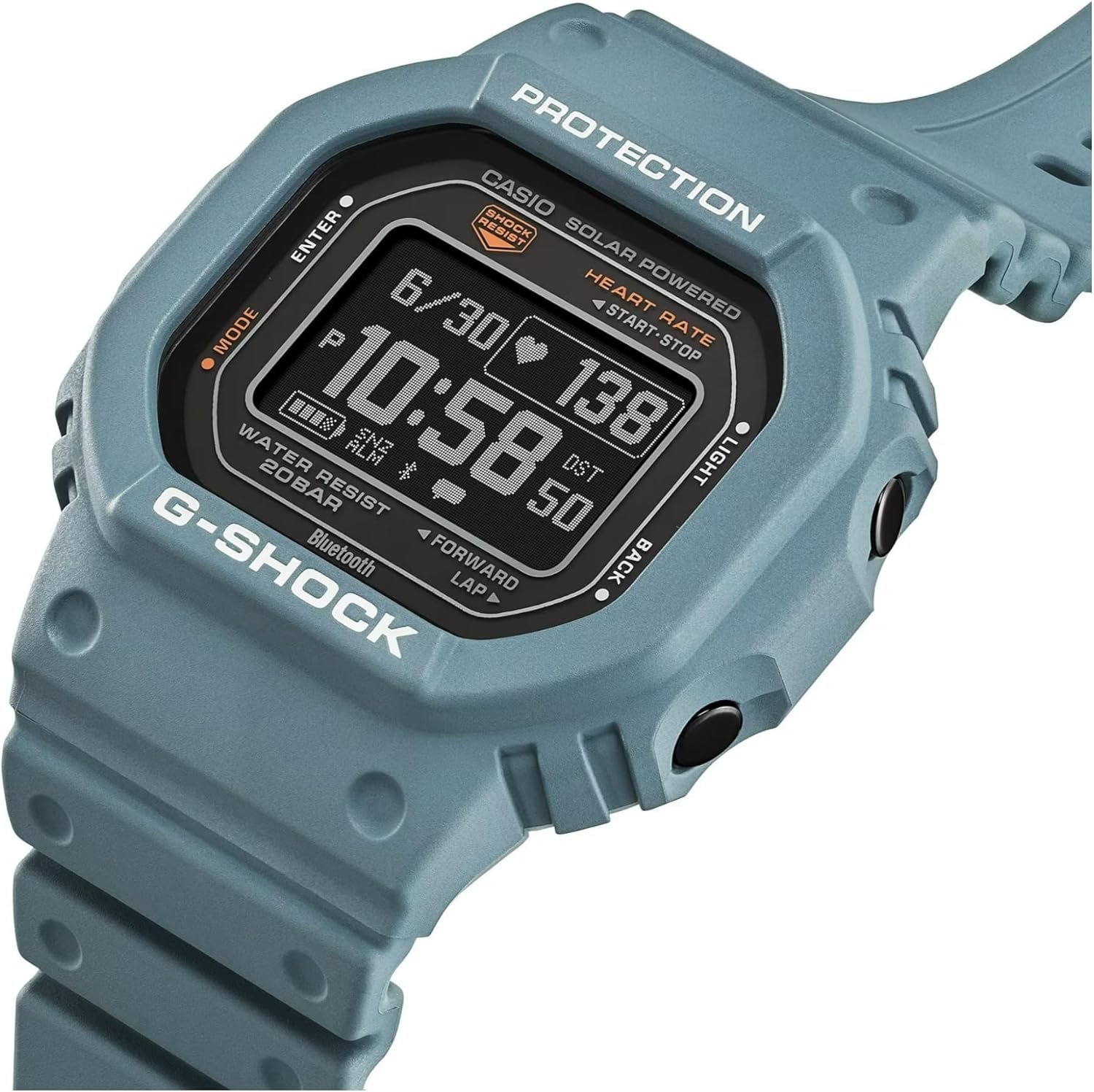 Casio Men's G-Shock Move DW-H5600 Series, Multisport (Run, Walking, Gym Workout), Heart Rate Watch - Image 5