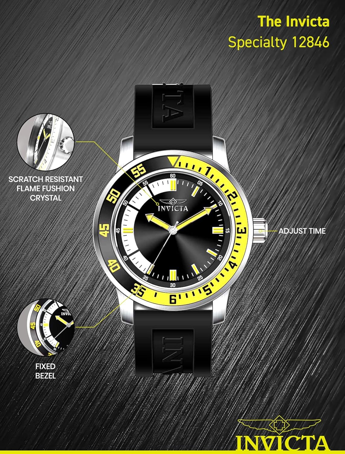 Invicta Men's Specialty Stainless Steel Watch - Image 5