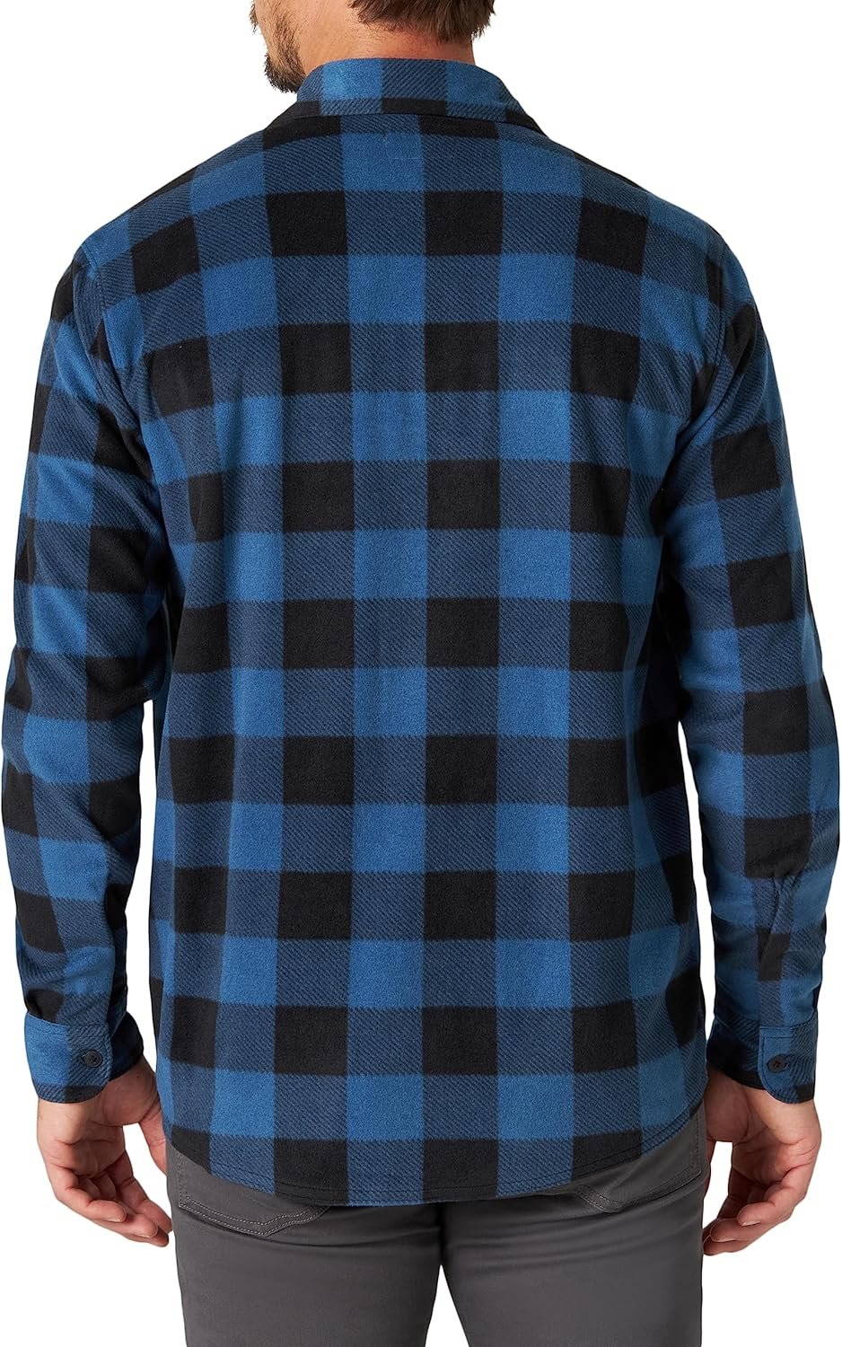 Wrangler Authentics Men's Long Sleeve Heavyweight Fleece Shirt - Image 3