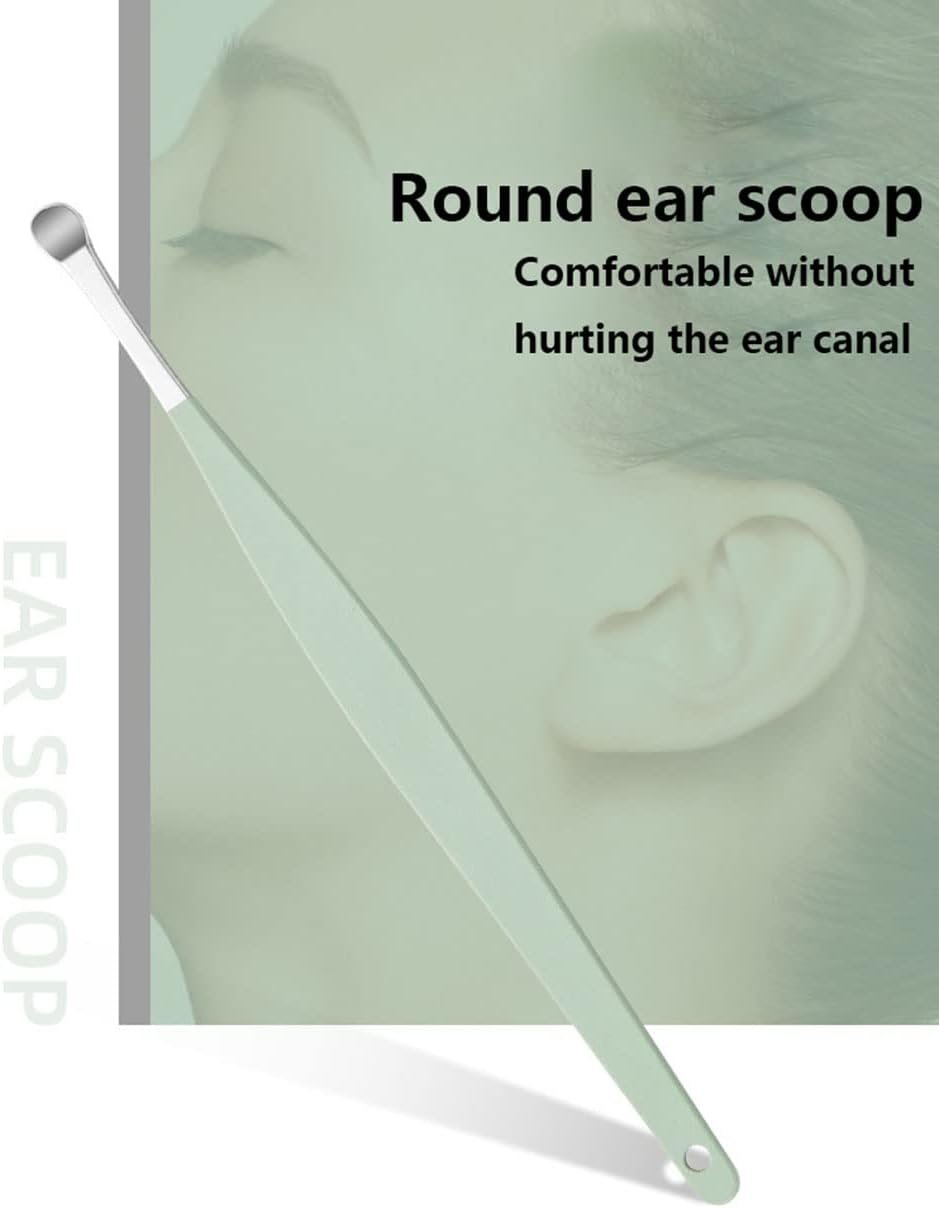 12-Piece Nail Care Kit, Mint Green Leather Travel Case,Manicure Set Personal Care, Nail Clipper Kit,Nail Tools with Luxurious Travel Case, Gifts for Men Women Family Friend - Image 4