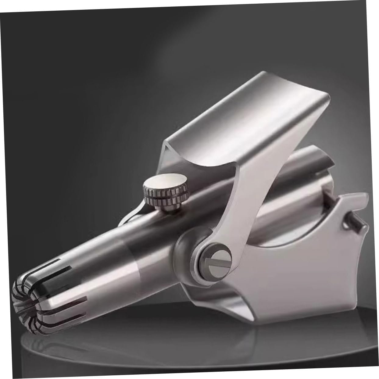 2Pcs Manual Nose Hair Trimmer for Men Portable Nose Hair Removal Tool Precision Blade Design for Safe and Comfortable Trimming for Travel and Home Use - Image 5