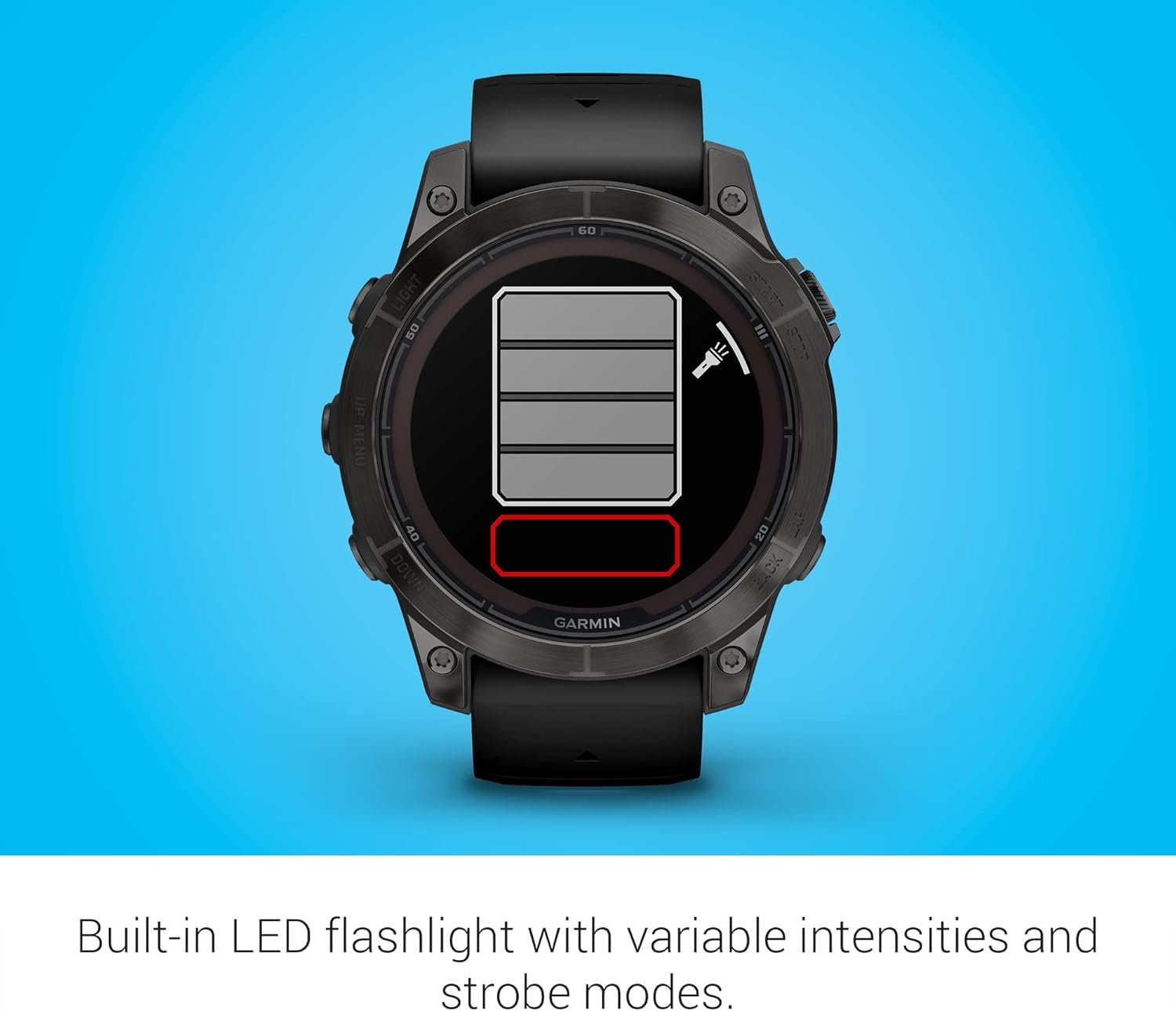 Garmin fēnix 7 Pro Sapphire Solar, Multisport GPS Smartwatch, Built-in Flashlight, Solar Charging Capability, Black - Image 7