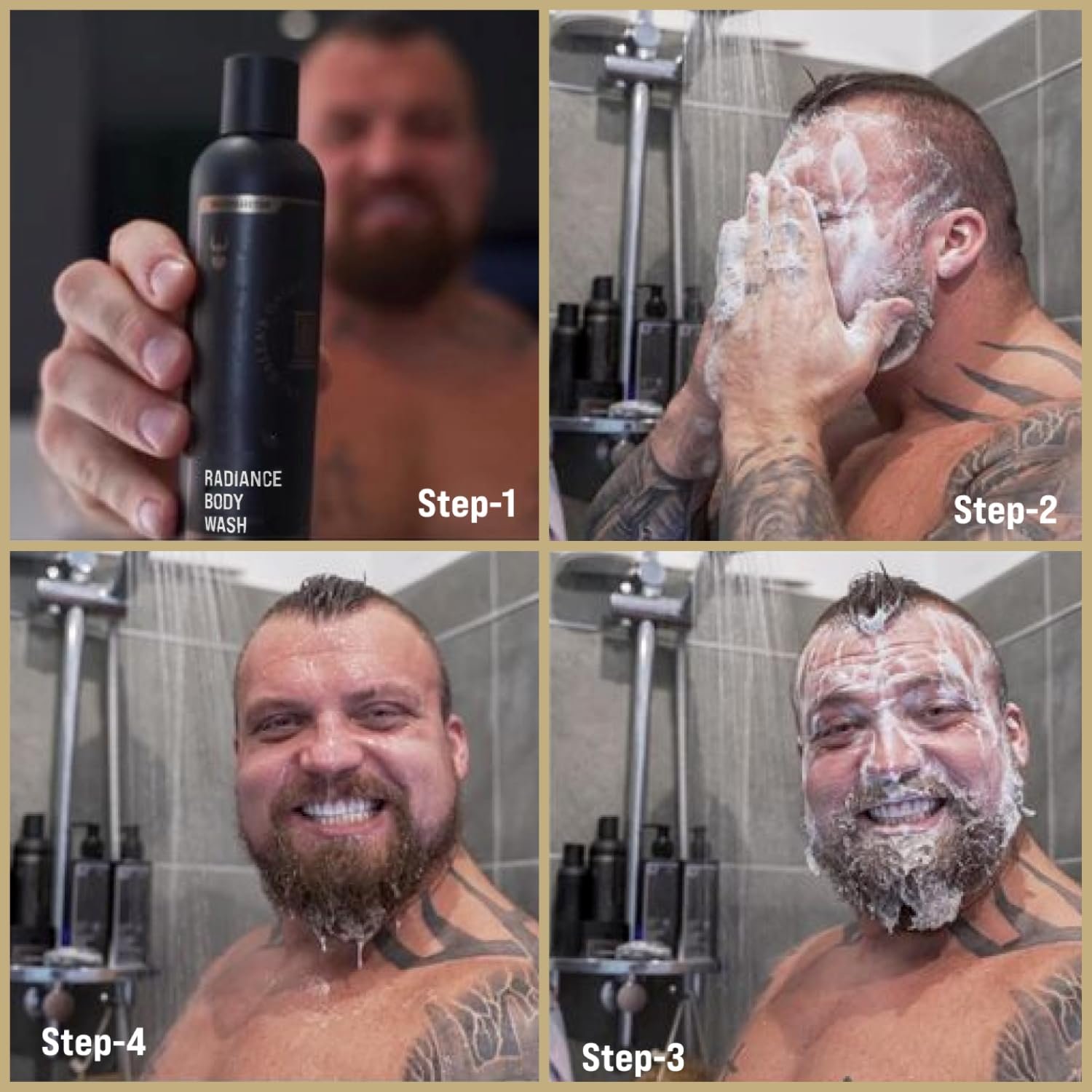 The Beard Struggle Men's Body Wash Surtr's Fury - Platinum Collection - Skin Cleaning Agent - Natural Body Wash - Shower Gel Liquid Soap - 240 mL / 8 US. fl. oz. - Image 7