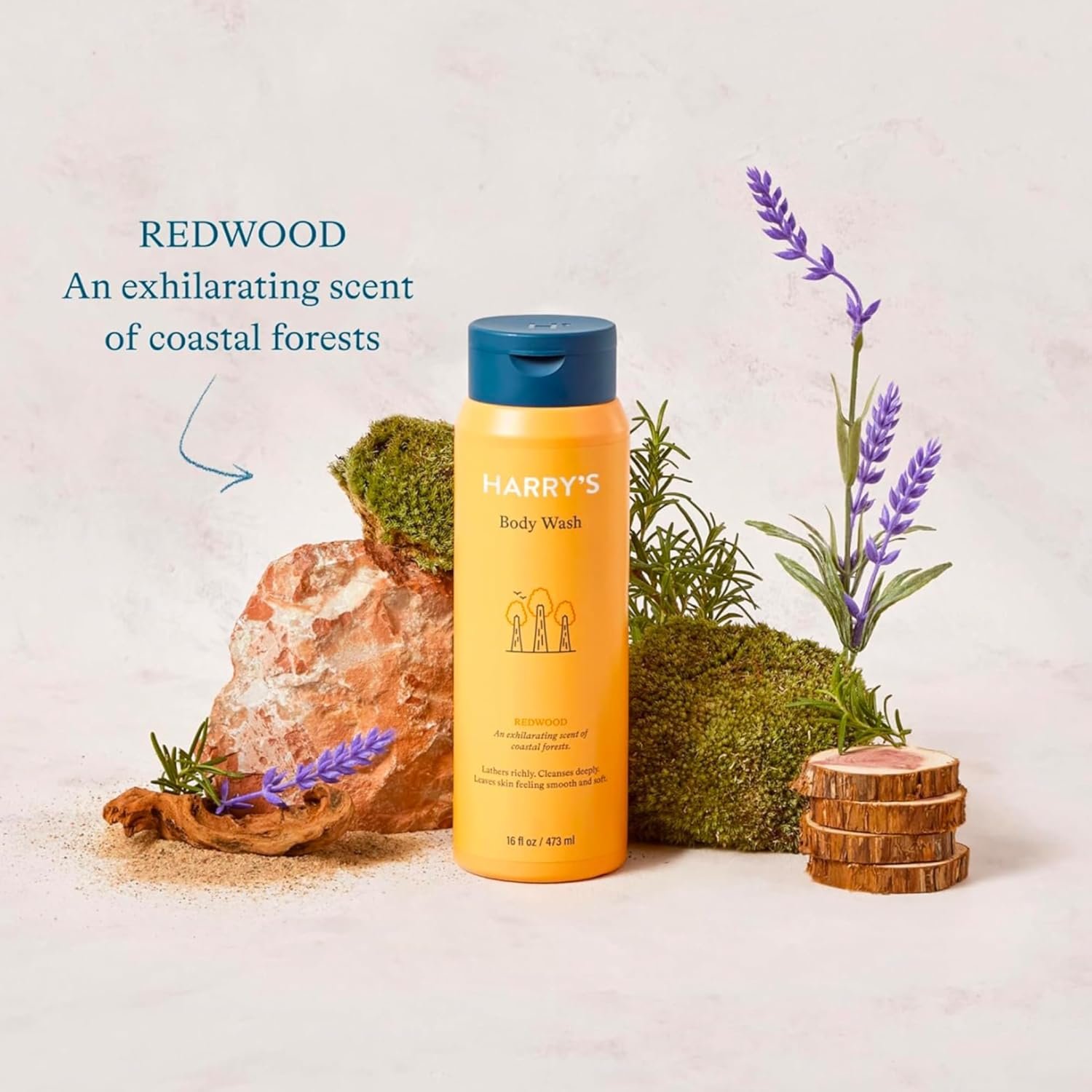 Harry's Men's Body Wash, 18 Fl oz (Pack of 4) | Men's Body Wash and Shower Gel Variety Pack - Stone, Redwood, Fig & Spring Scent | Sulfate-Free for Men - Image 9