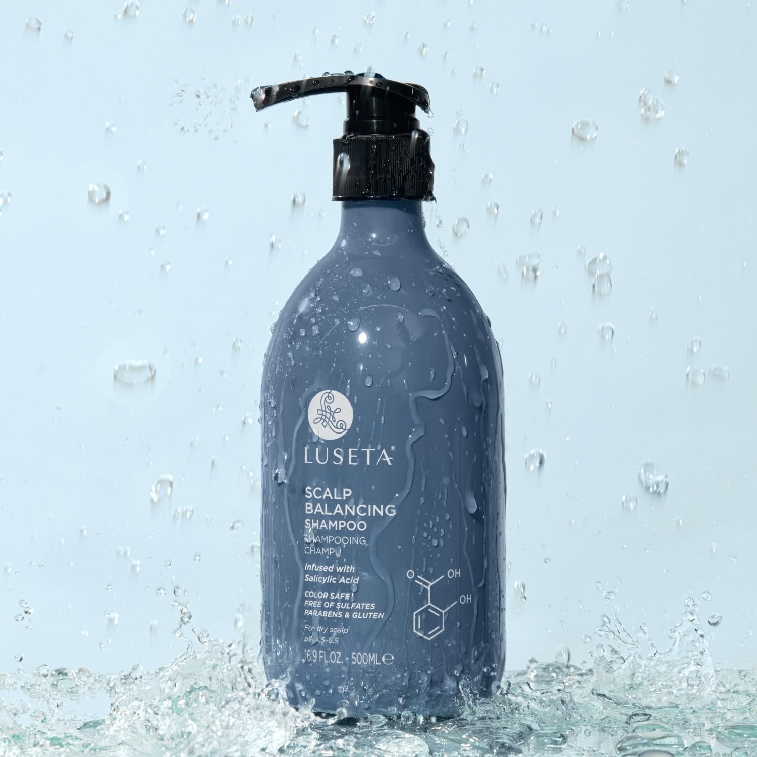 Luseta Scalp-Balancing Shampoo for Women, Reducing Build-up with Salicylic Acid, Anti-Dandruff Shampoo for Men, Clarifying for Refreshing, pH-Balanced, 16.9 Fl Oz - Image 8