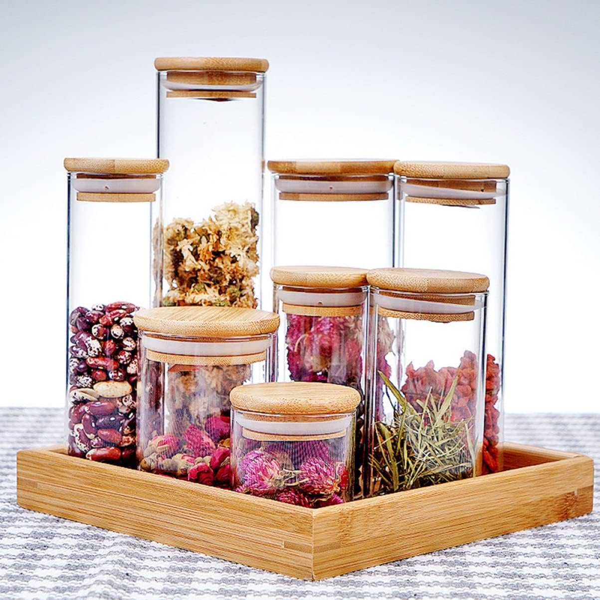 Sealed Glass Storage Jar with Lid Canister for Tea Coffee Sugar and Dry Food Storage Stylish Food Container with Airtight Seal for Freshness - Image 10