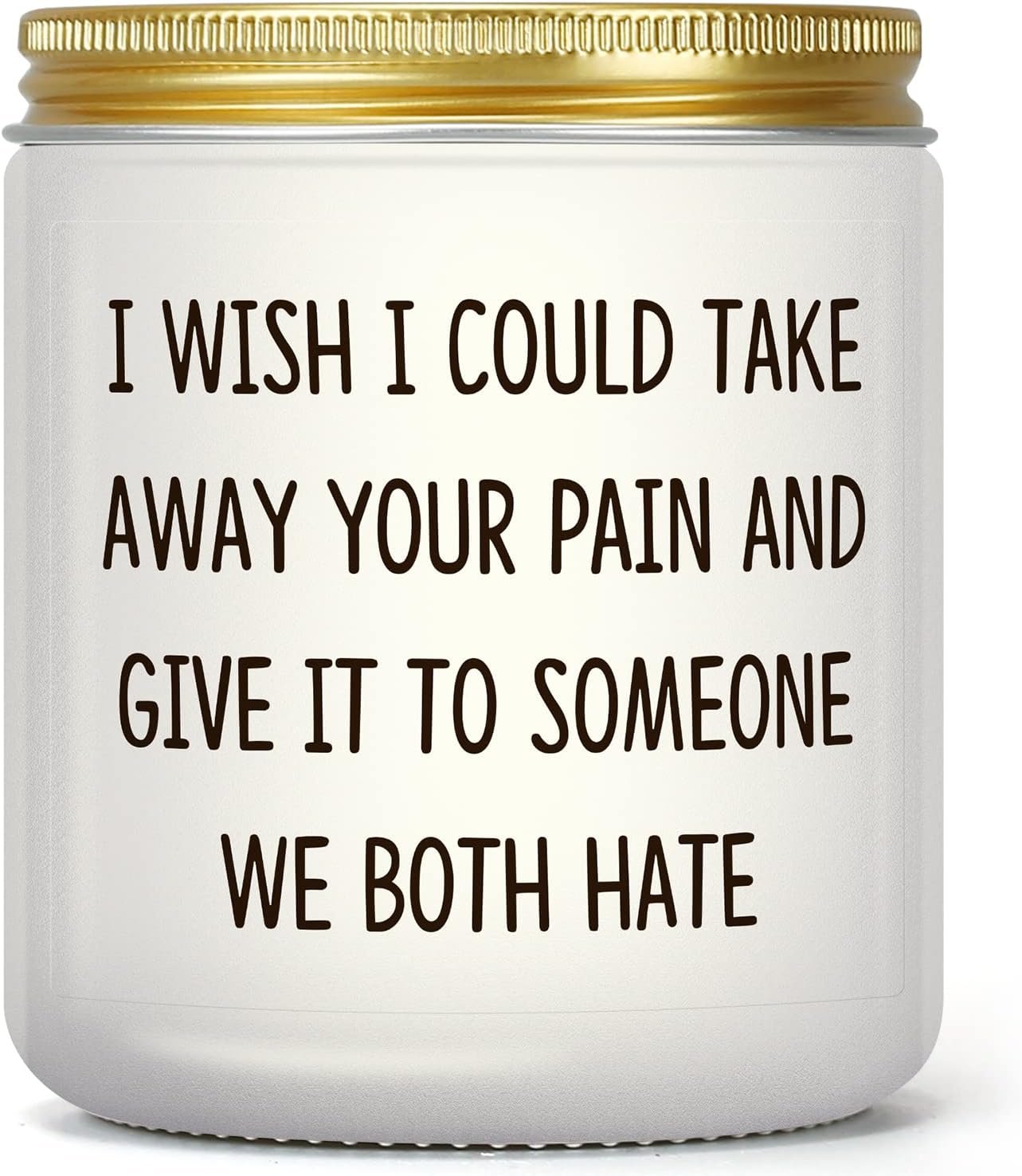 Get Well Soon Gifts for Women Men, Funny Present for Her Him After Surgery, Feel Better Gift for Mom Sick Friends, Grieving, Divorce, Sorry for Your Loss, Take Your Pain Candle - Image 2