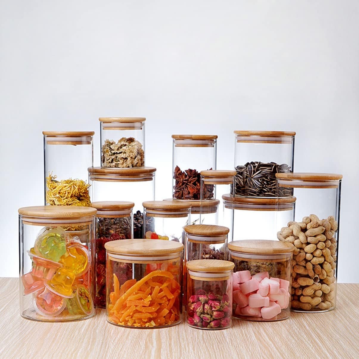 Sealed Glass Storage Jar with Lid Canister for Tea Coffee Sugar and Dry Food Storage Stylish Food Container with Airtight Seal for Freshness - Image 5