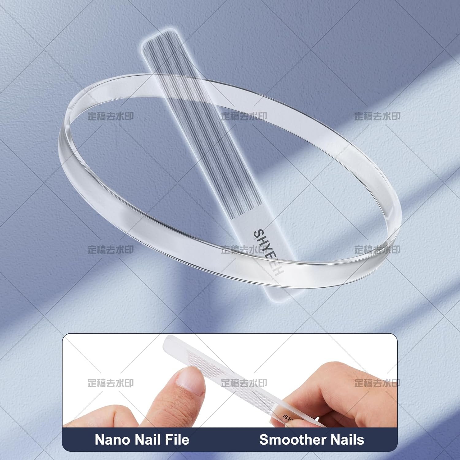 Manicure Set, Nail Clippers Set, High-Carbon Steel Nail Care Kit, 4in1 Portable Manicure and Pedicure Kit, Travel Mini Nail Kit with Leather Bag, Nail Grooming Kit for Men Women(Black) - Image 7