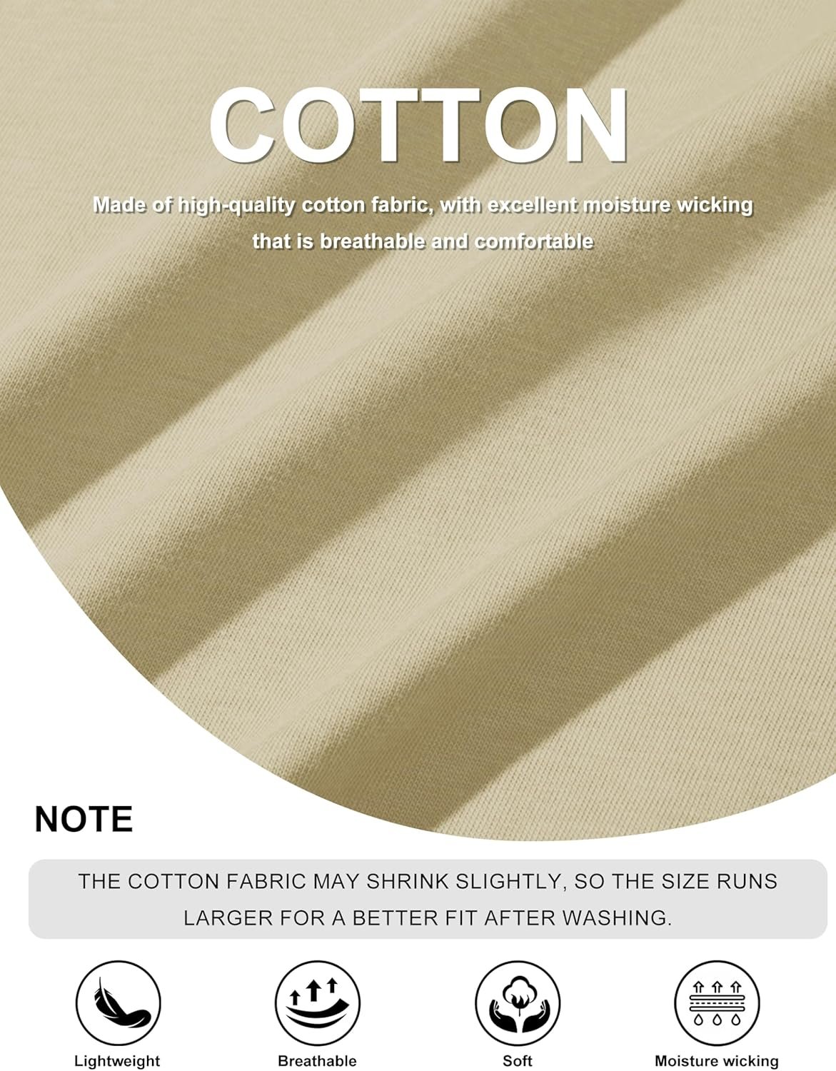 MAGCOMSEN Men's Long Sleeve Shirt with Pocket Cotton Crew Neck Shirts Casual Lightweight T-Shirt - Image 6