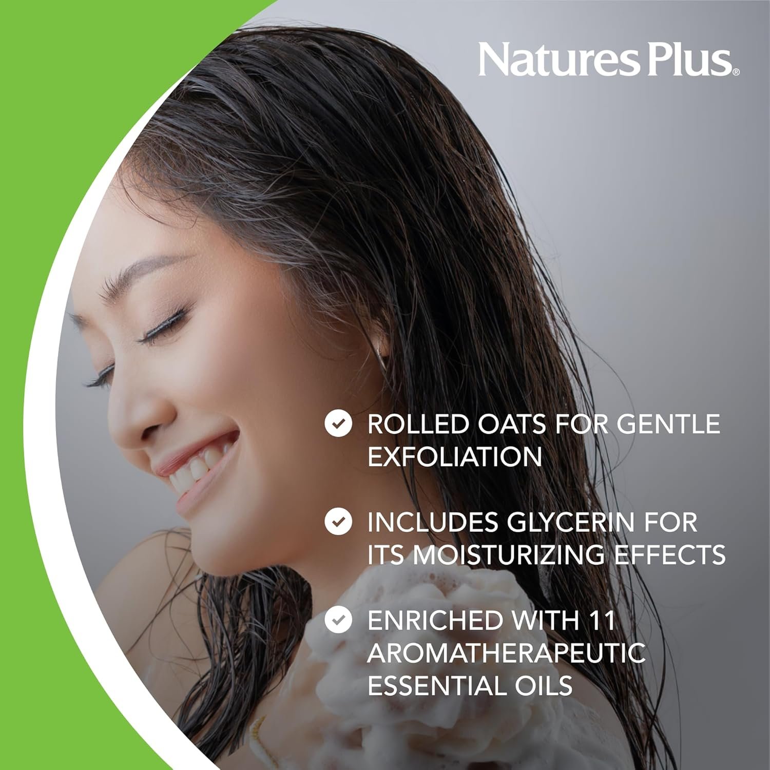 NaturesPlus Oatmeal Cleansing Bar - 3.5 Ounce - All Natural, Exfoliating & Energizing - Moisturizing, Revitalizing & Gentle On Skin - Aromatherapuetuic Plant Extracts, Essential Oils - Image 4