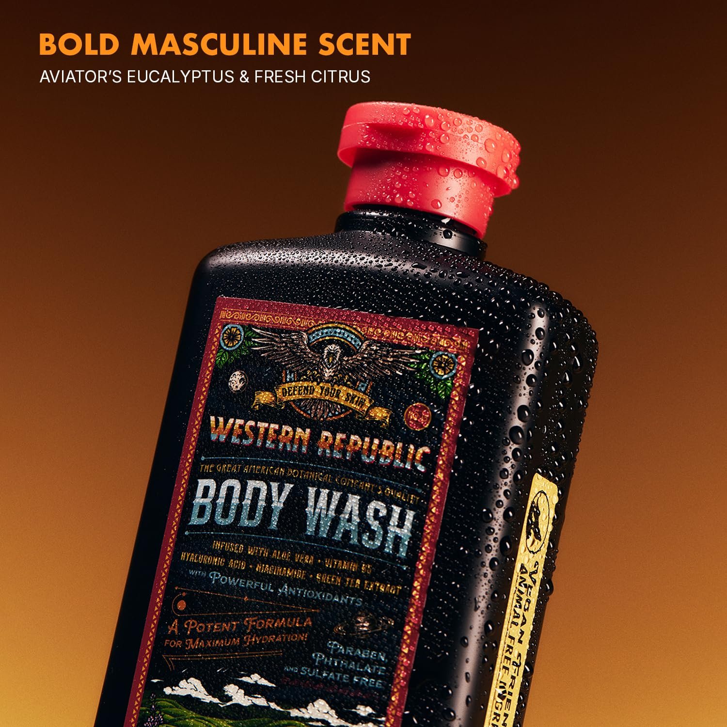 Men's Body Wash | Nautical Birchwood & Alpine Sage Scent and | Hydrating & Anti-Aging Formula with Aloe, Niacinamide & Hyaluronic Acid (2 Pack) | Made in USA - Image 5