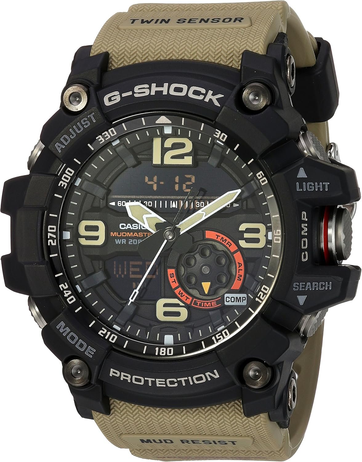 Casio Men's GG-1000-1A5CR G Shock Analog-Digital Display Quartz Beige Watch - Image 2
