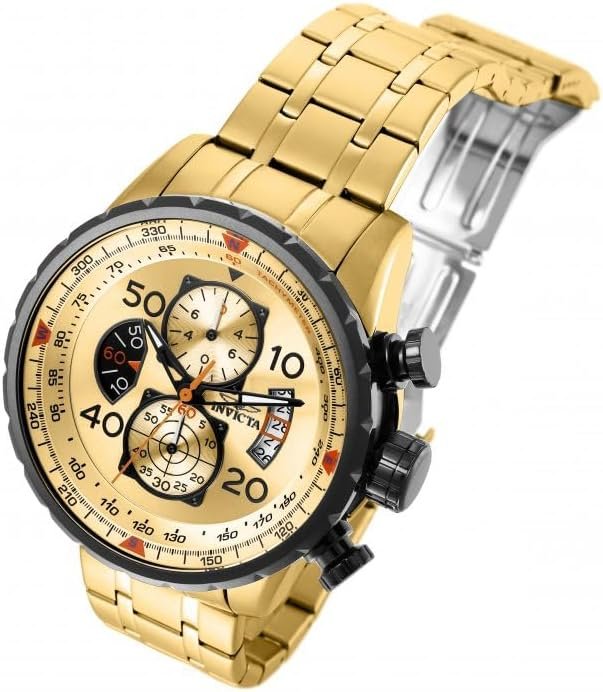 Invicta Men's Aviator Analog Display Japanese Quartz Watch - Image 3