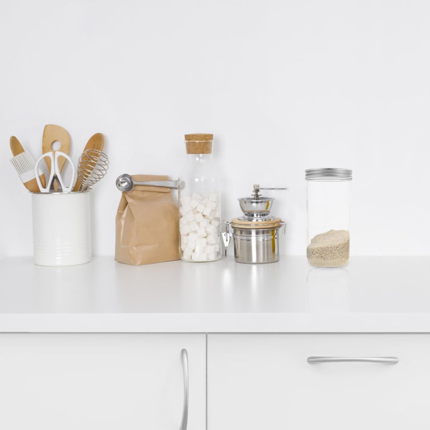 Glass Food Storage Jar with Airtight Seal Versatile Kitchen Canister for Oats Spices Design for Easy Visibility Easy to Clean Storage - Image 9