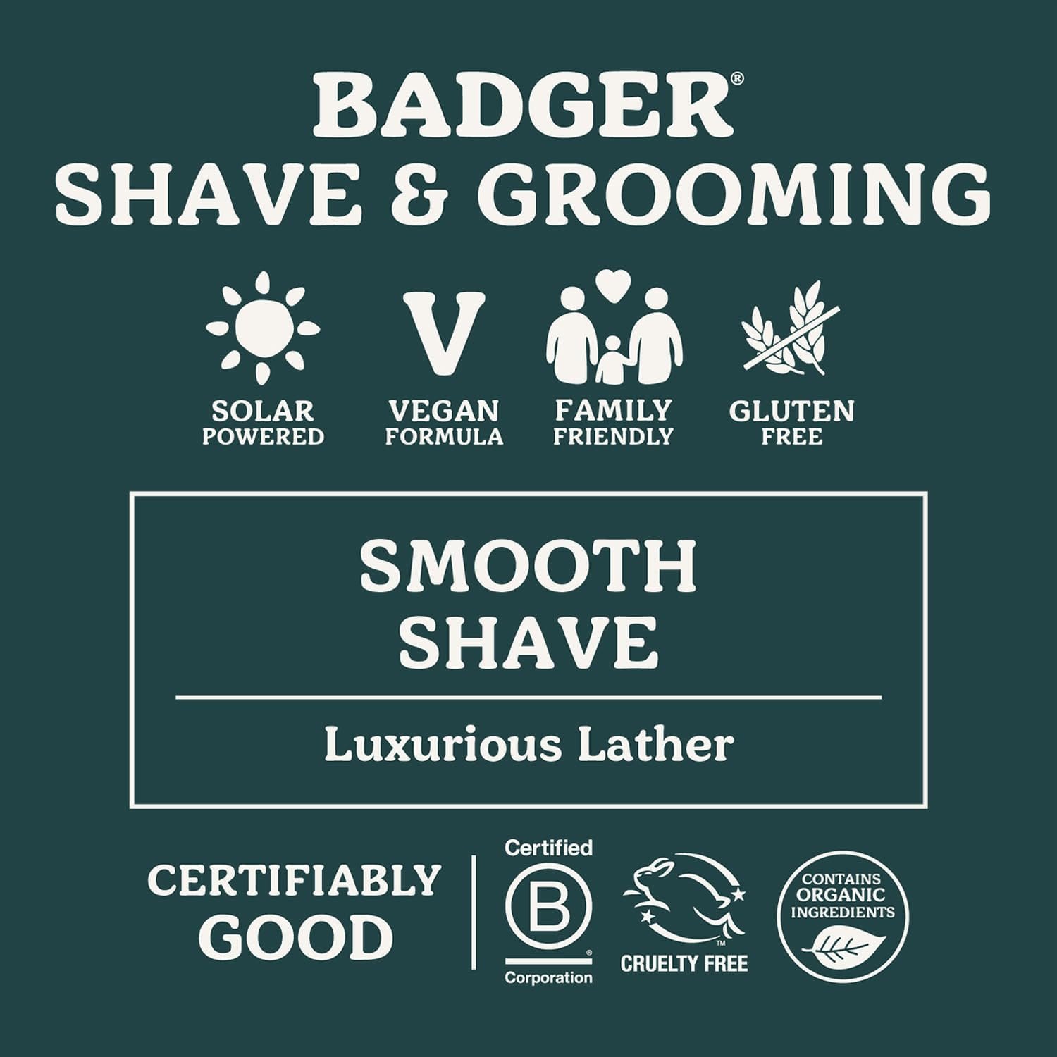 Badger Shaving Soap Puck, Organic Moisturizing Shave Soap Bar, Rich Lasting Lather, Light Natural Scent, Plastic Free & Vegan Shave Soap for Men & Women, 3.15 oz Bar - Image 5