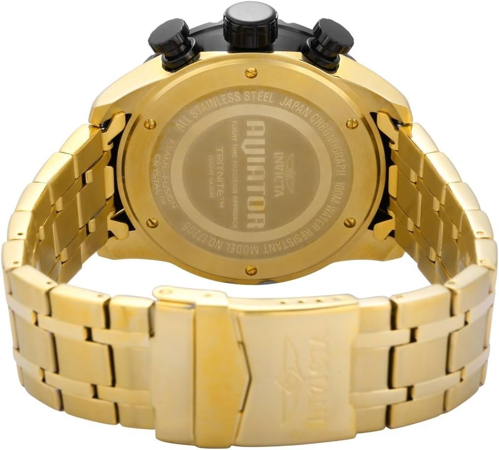Invicta Men's Aviator Analog Display Japanese Quartz Watch - Image 6