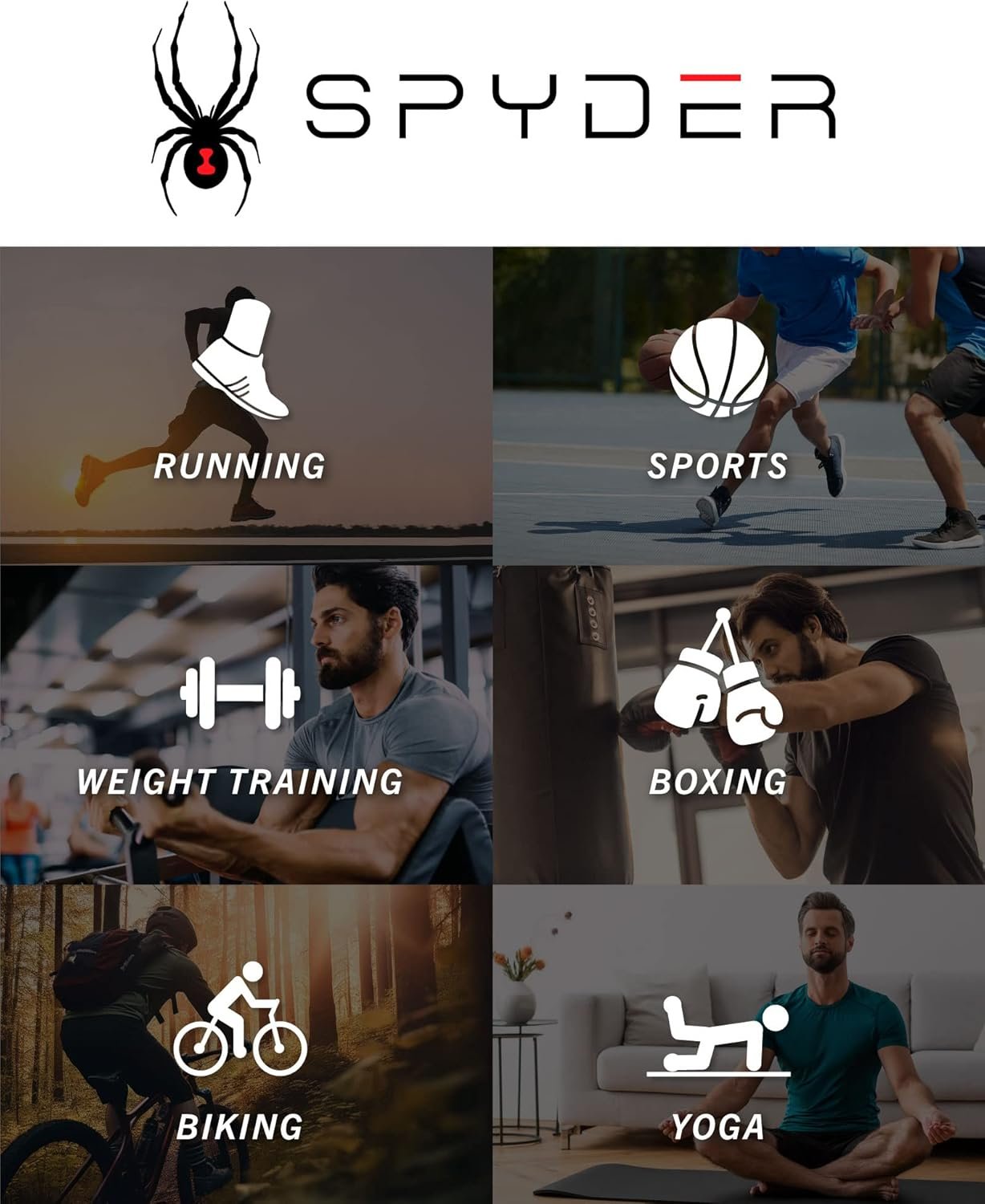 Spyder Men's Active Shirt - Quarter Zip Long Sleeve Performance Pullover - Lightweight Slim Fit Workout Shirt for Men (S-XL) - Image 7