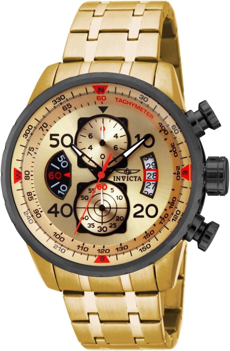 Invicta Men's Aviator Analog Display Japanese Quartz Watch - Image 2