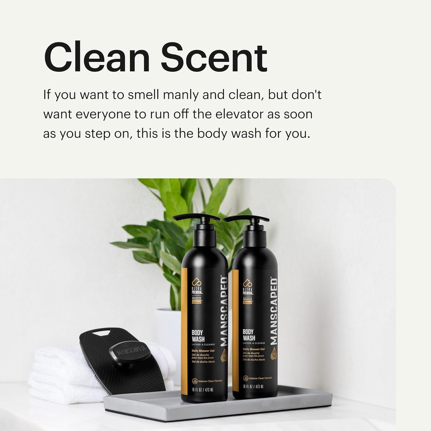 MANSCAPED® Men’s UltraPremium Refined® Body Wash, Luxurious Clean Formula Infused with Aloe Vera and Sea Salt, Refreshing and Nourishing Daily Shower Gel for Hydrating Skin, (16 oz) - Image 6