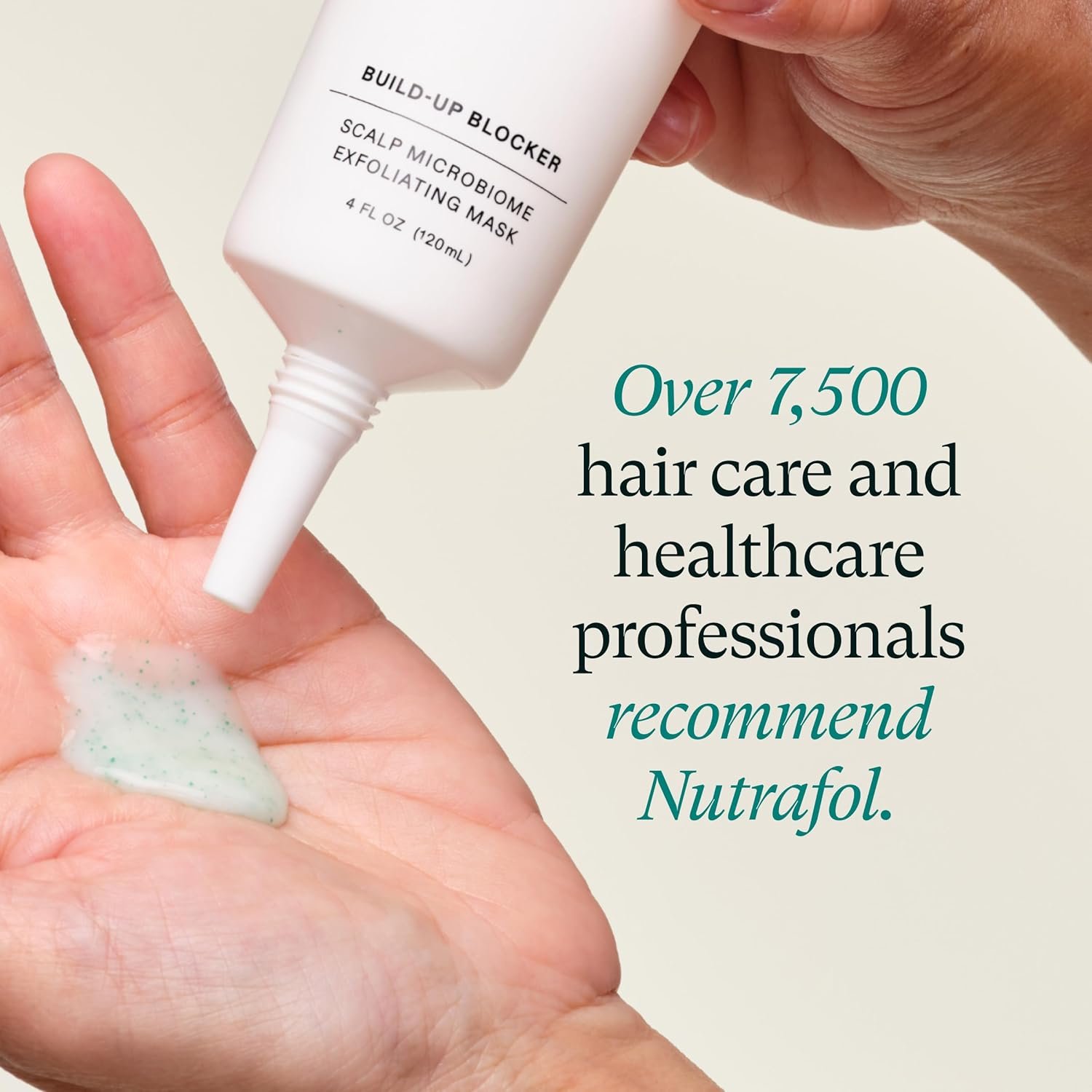 Nutrafol Exfoliating Scalp Mask, Eliminates Product Build-up and Oil for Healthier Hair and Scalp, Physician-formulated for Thinning Hair, Color and Extension Safe - 4 Fl Oz Bottle - Image 4