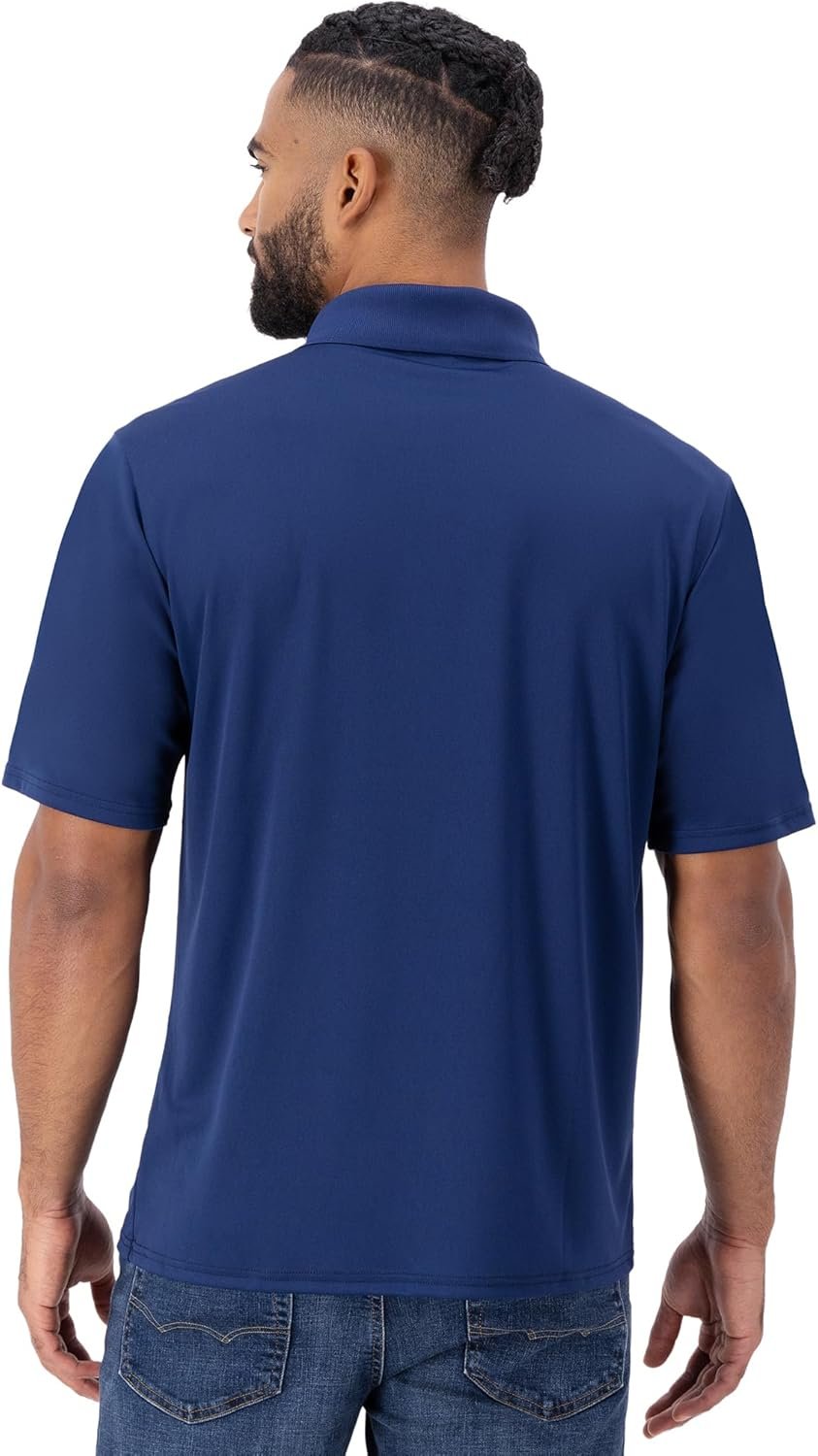 Hanes Sport Men's Polo Shirt, Men's Cool DRI Moisture-Wicking Performance Polo Shirt, Jersey Knit Performance Polo Shirt - Image 3