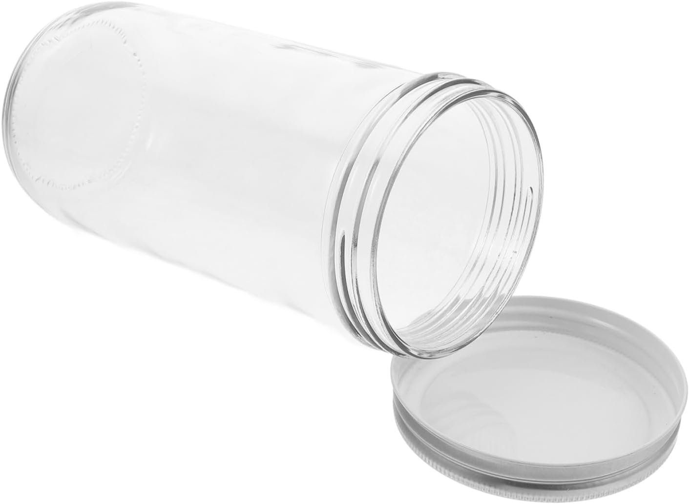 Transparent Glass Storage Jar Airtight Container for Kitchen Snacks Spices and Dried Foods Food Sealing Jar with Wide Mouth for Easy Refill - Image 2