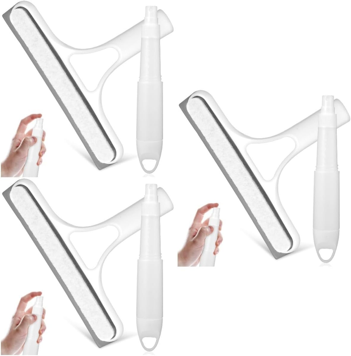 NOLITOY 3pcs Upgrade Your Cleaning Window Squeegee Scrubber Tool Multi-Purpose Cleaning Kit - Image 2