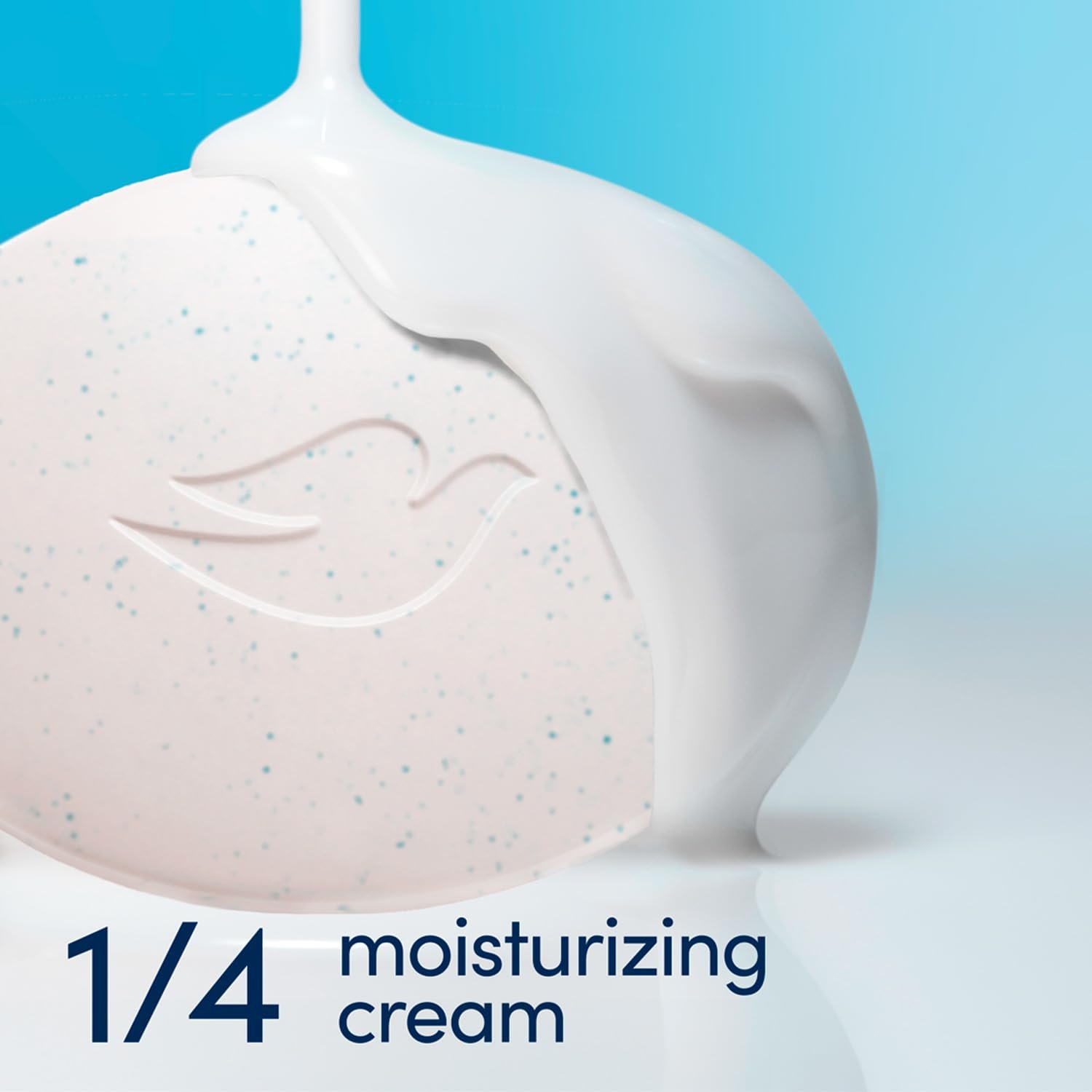 Dove Soap, Gentle Exfoliating Beauty Bar Pack (4 Soap Bars) – 3-in-1 Moisturizing Face, Body & Hand Soap, 3.17 Oz Ea - Image 4