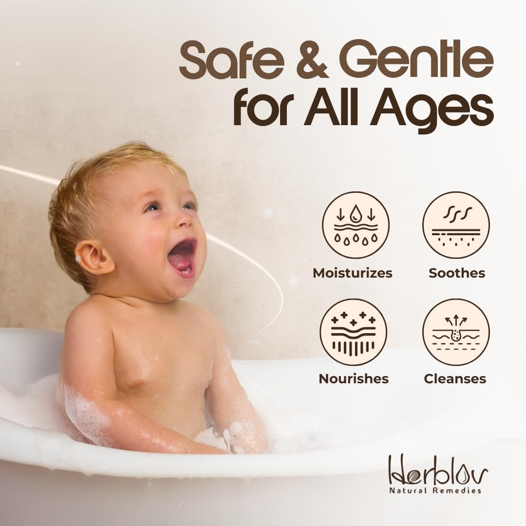 Oatmeal Soap – Natural Oatmeal & Honey Goat Milk Soap Bar – Face & Body Wash for Eczema, Psoriasis, Dry, Itchy, Sensitive Skin Relief – Unscented Great for Kids, Babies – Handcrafted, Made in USA - Image 3