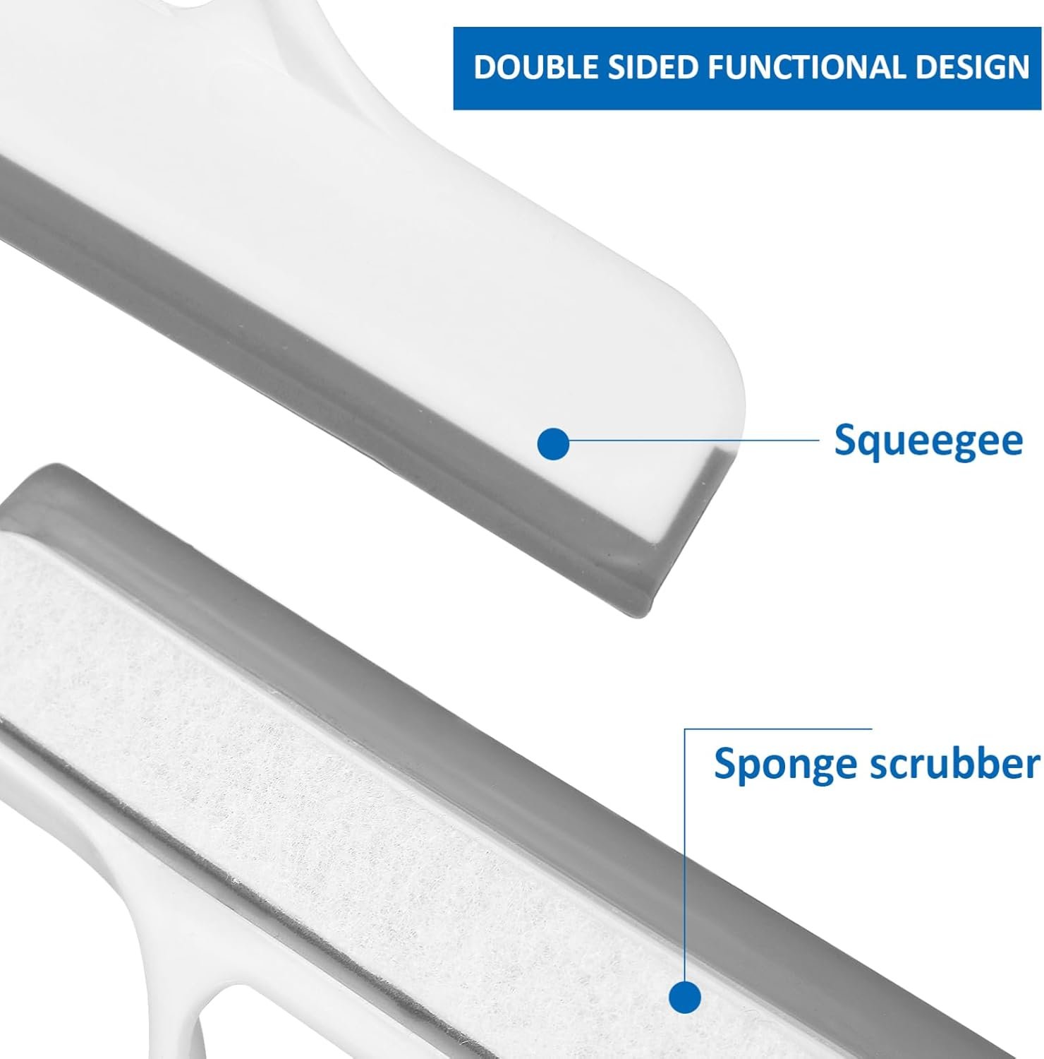 NOLITOY 3pcs Upgrade Your Cleaning Window Squeegee Scrubber Tool Multi-Purpose Cleaning Kit - Image 3