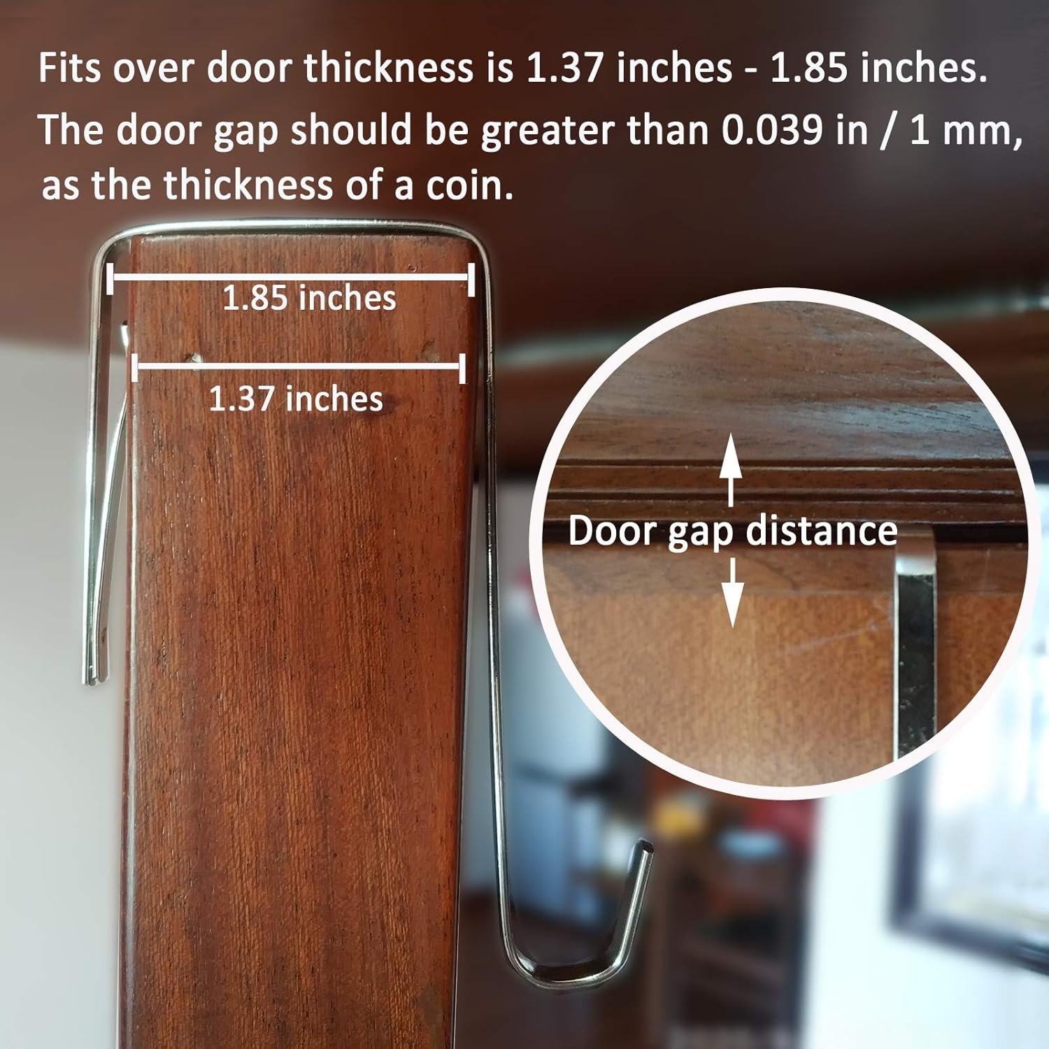 10Pcs Over The Door Hooks, Metal Door Hanger Z Hooks, Sturdy Over Door Hooks for Hanging Clothes, Towels, Coats and More - Image 5