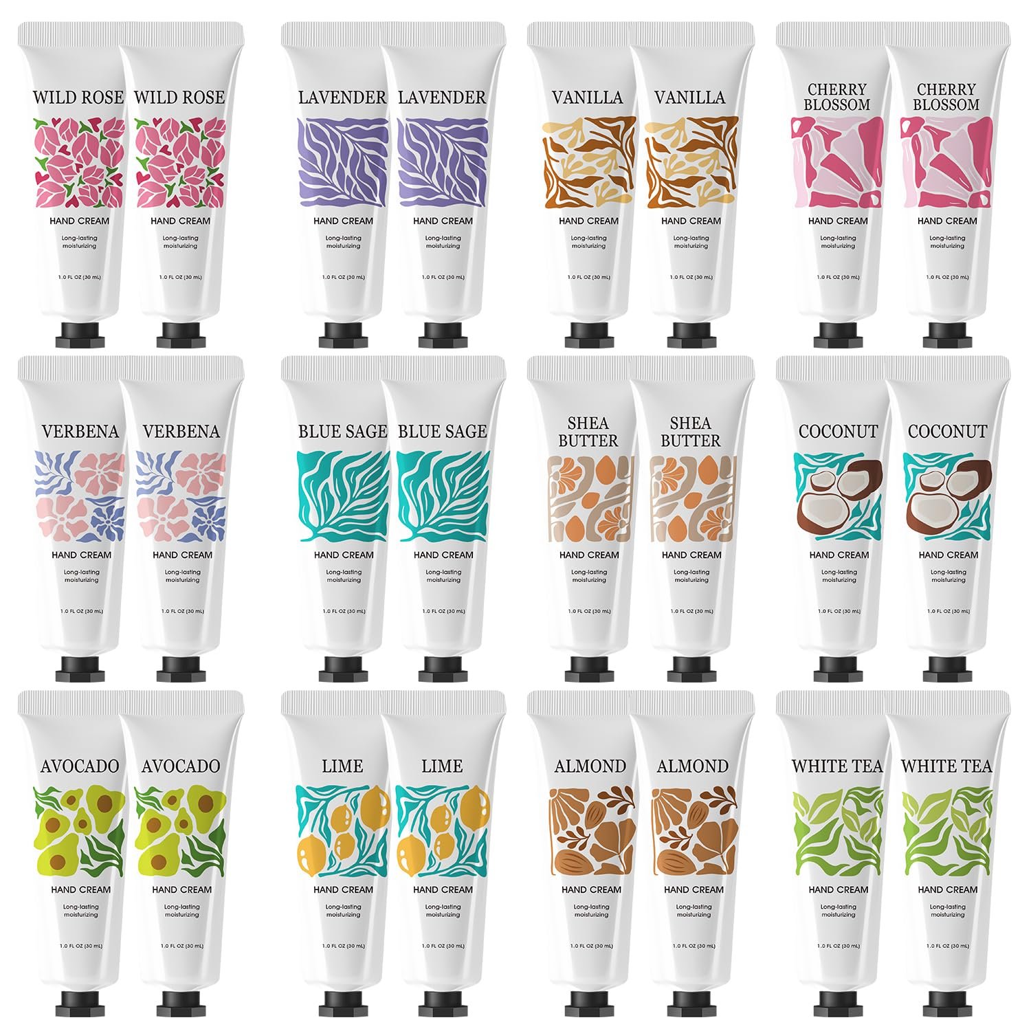 24 Pack Hand Cream Gifts Set for Women, Hand Lotion Travel Size Hand Cream Bulk, Mini Moisturizer Hand Lotion for Dry Cracked Hands, Bridesmaid Gifts, Nurse Teacher Appreciation Gifts, Party Favors - Image 2