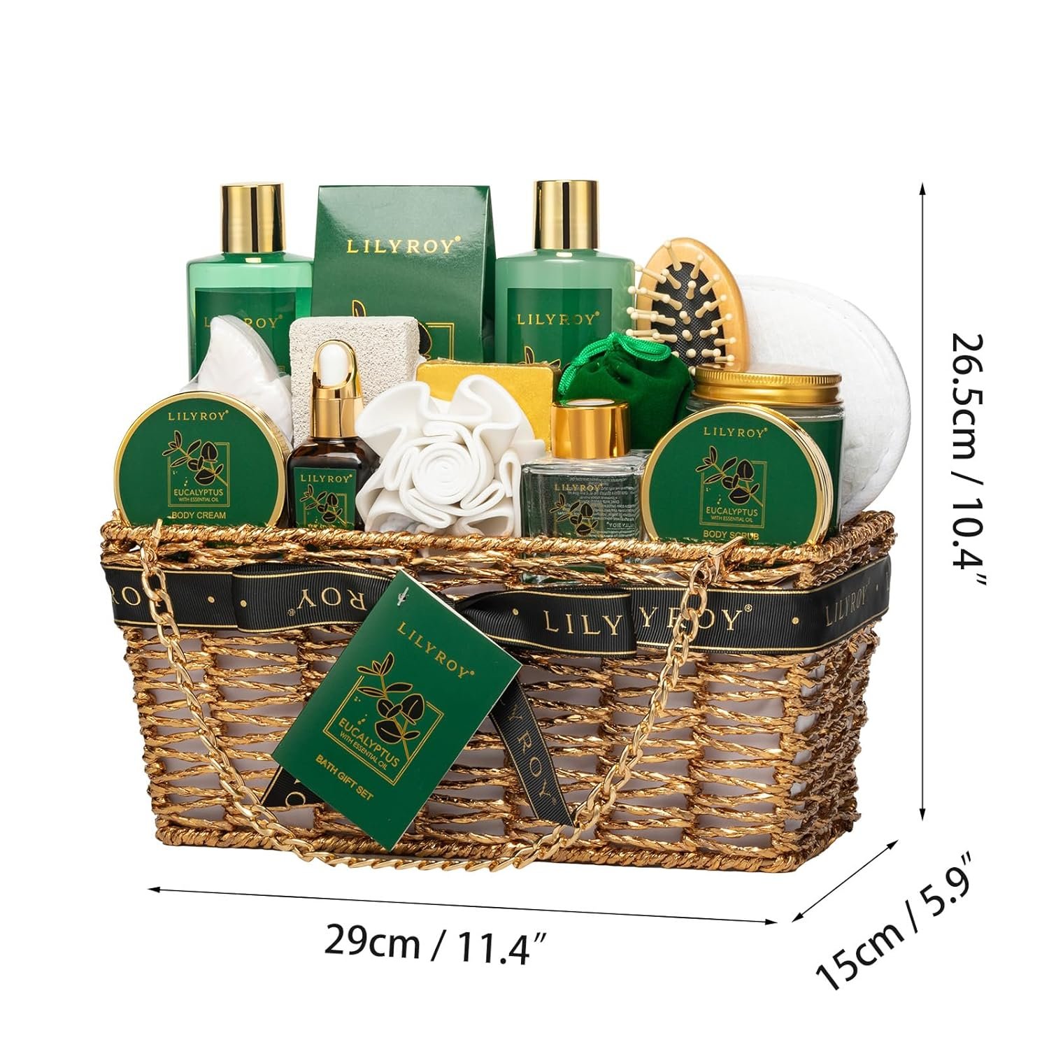 18-Piece Luxury Spa Gift Basket Set for Fathers Day Bath & Body Care Kit for Women & Men Perfect Gift for Christmas Mother's Day Birthday with Shower Gel & More Great for Holidays & Special Occasions - Image 8