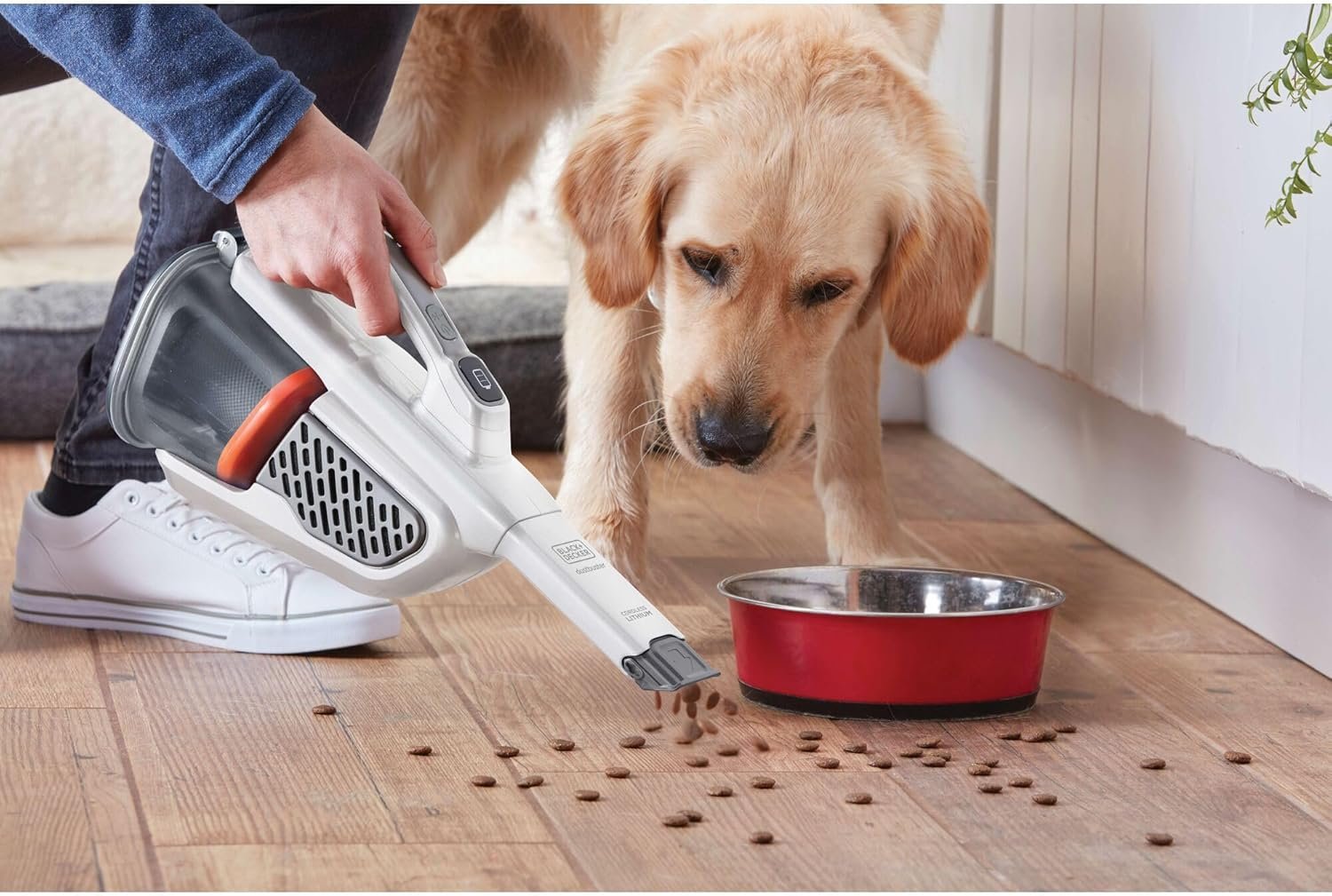 BLACK+DECKER Dustbuster Handheld Vacuum, Cordless, AdvancedClean+, White (HHVK320J10) - Image 10