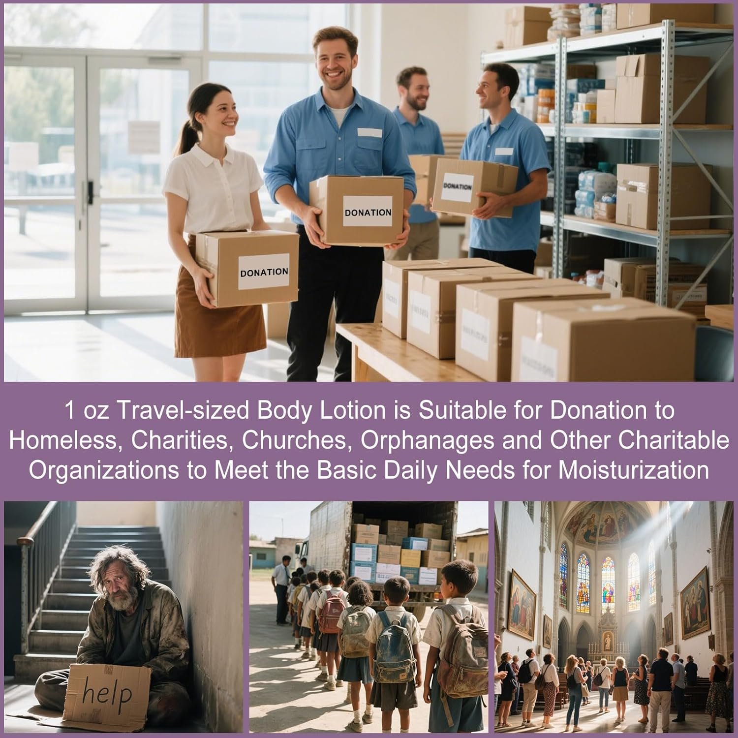 Travel Size Body Lotion, Small Hand Cream Lotion Bulk, Nourishing Extra Dry Skin Individually Wrapped Mini Bottle Shower Moisturizer Lotion Toiletries for Travel Hotel Homeless 1 oz (Pack of 60) - Image 8