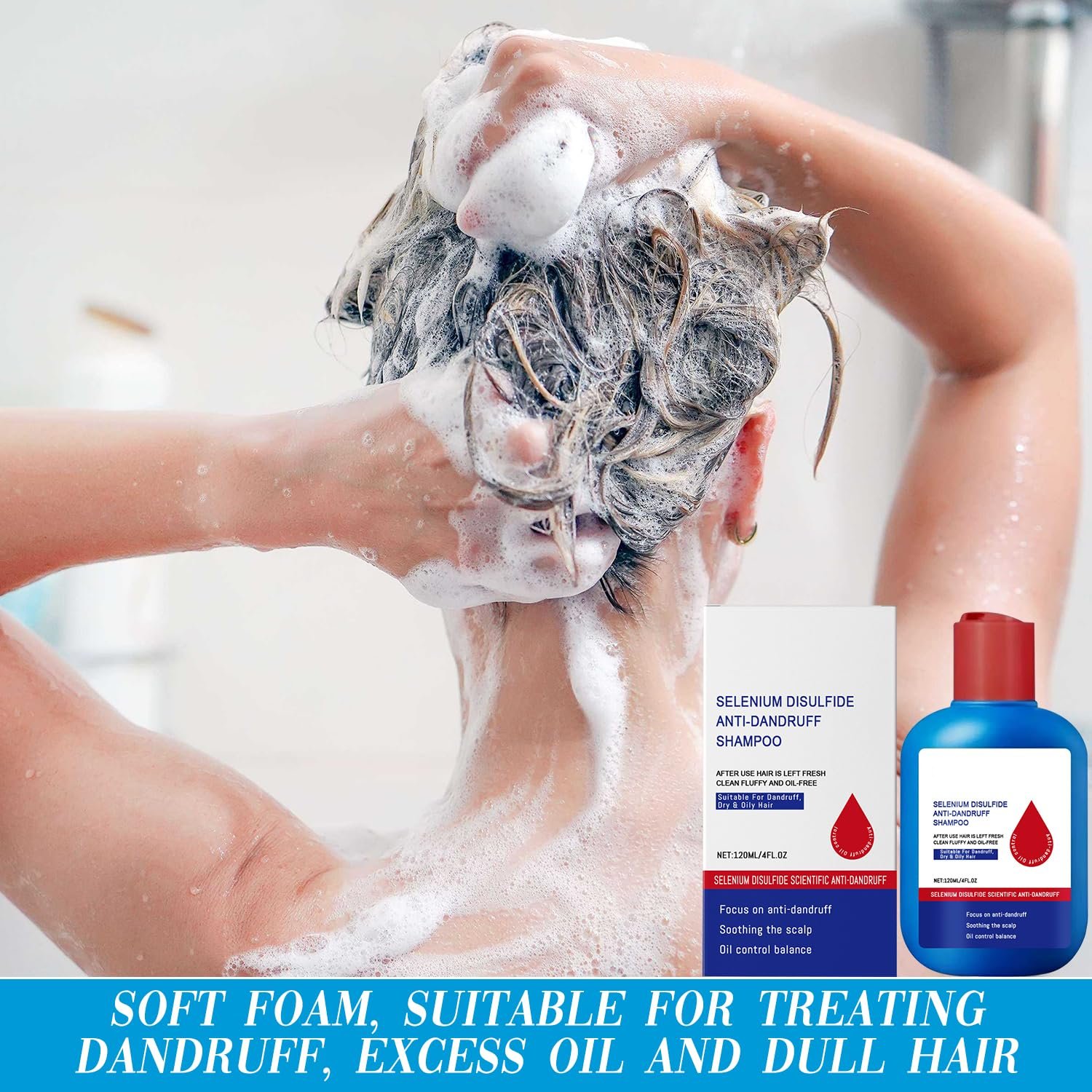 Nipori Shampoo,Nipori Oil Control Refreshing Anti-Dandruff Cleansing Shampoo,Anti Hair Loss for Men and Women - Image 4