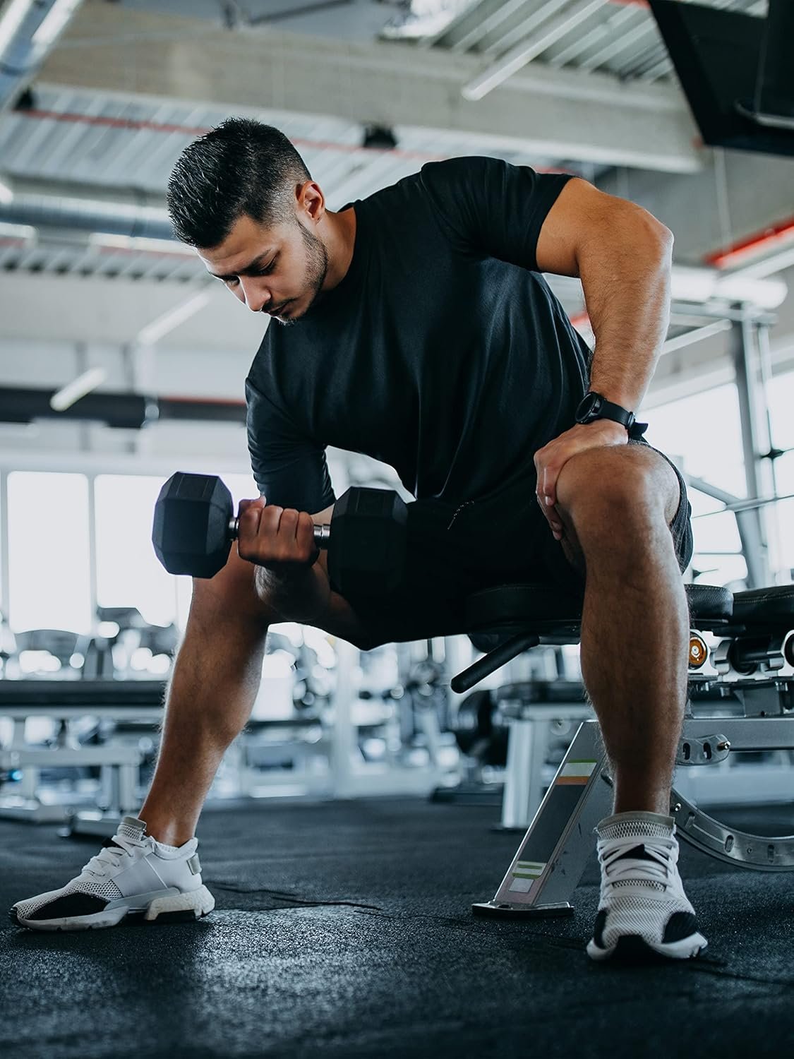 Men's Dry Fit Moisture Wicking 3 & 5 Pack Tech Performance Mesh Quick Dry Active Athletic Crew T Shirts - Image 3