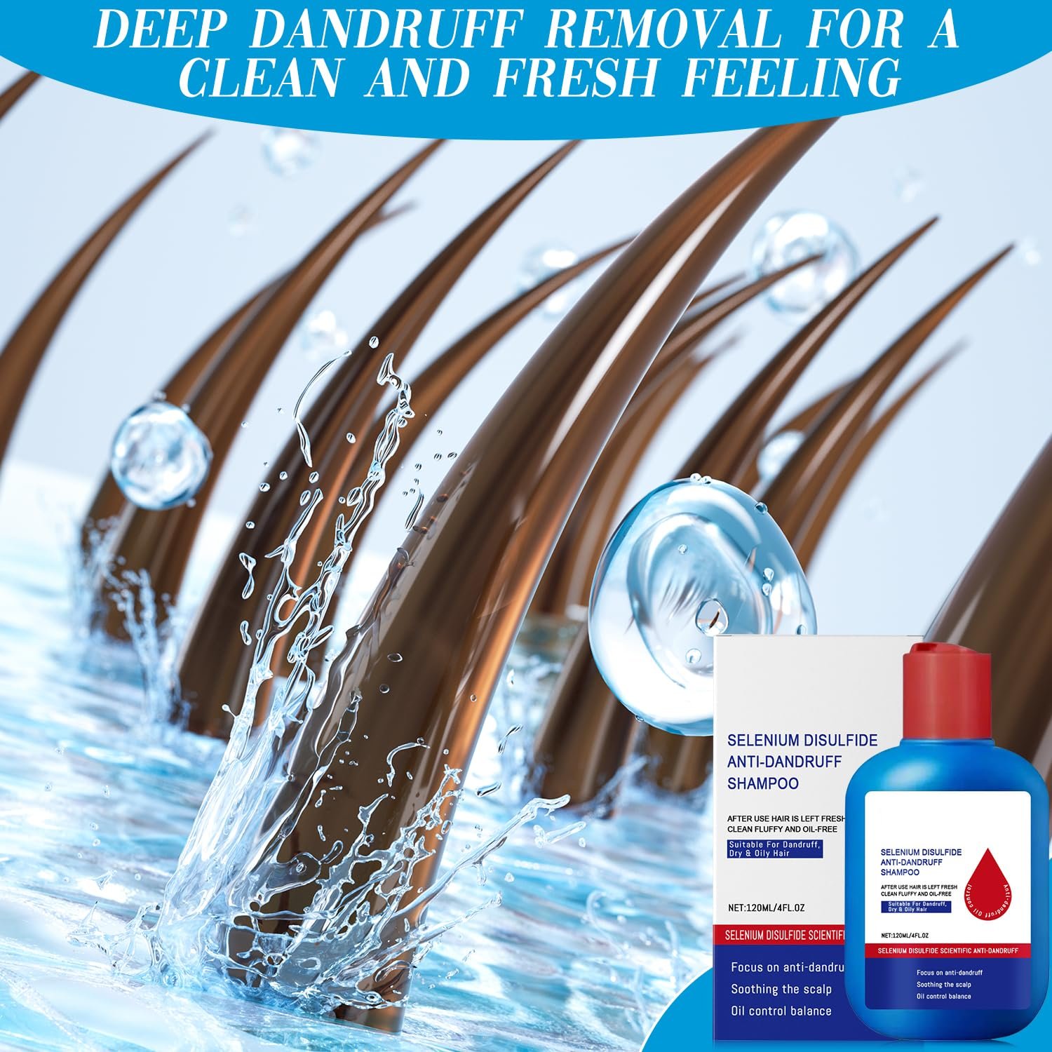 Nipori Shampoo,Nipori Oil Control Refreshing Anti-Dandruff Cleansing Shampoo,Anti Hair Loss for Men and Women - Image 7