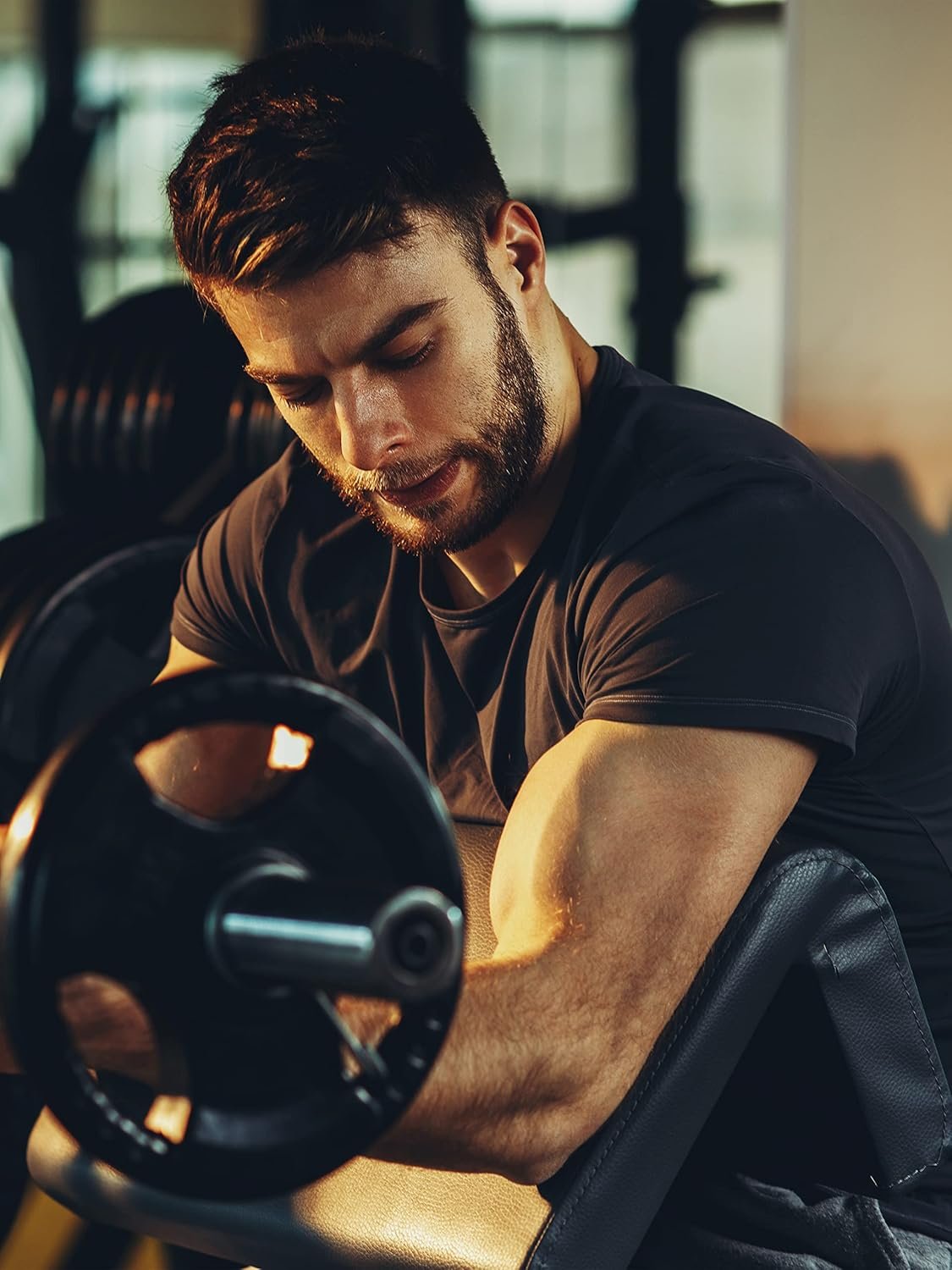 Men's Dry Fit Moisture Wicking 3 & 5 Pack Tech Performance Mesh Quick Dry Active Athletic Crew T Shirts - Image 10