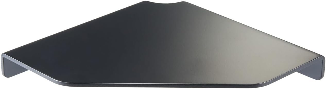 6 Inch Corner Shelf Wall Mounted, Black Corner Shelf for Bathroom, Kitchen, Living Room – Aluminum Alloy Organizer for TV Accessories, Speakers, Cable Box, Game Console, Floating Shelves - Image 8
